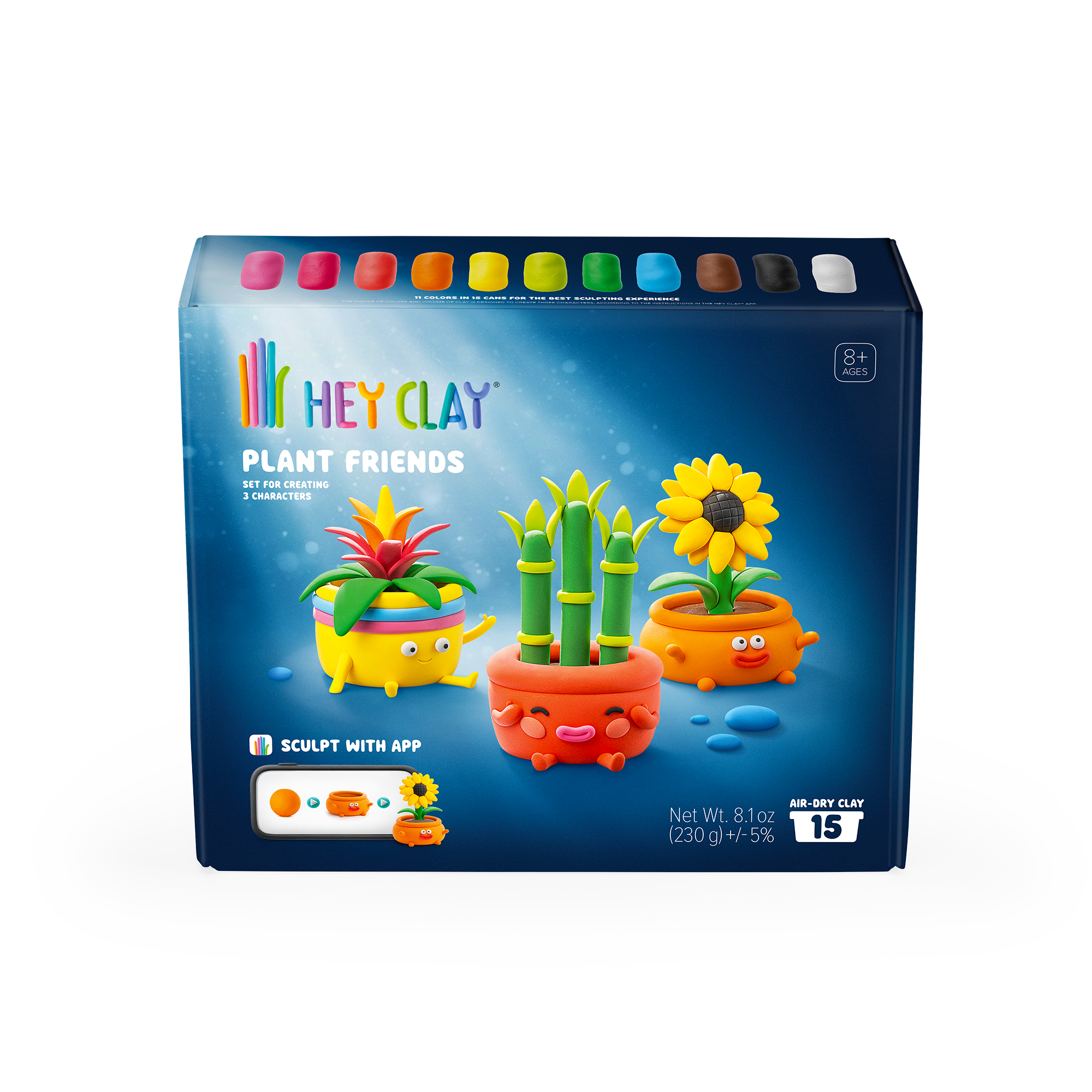 HeyClay plant friends 15cans