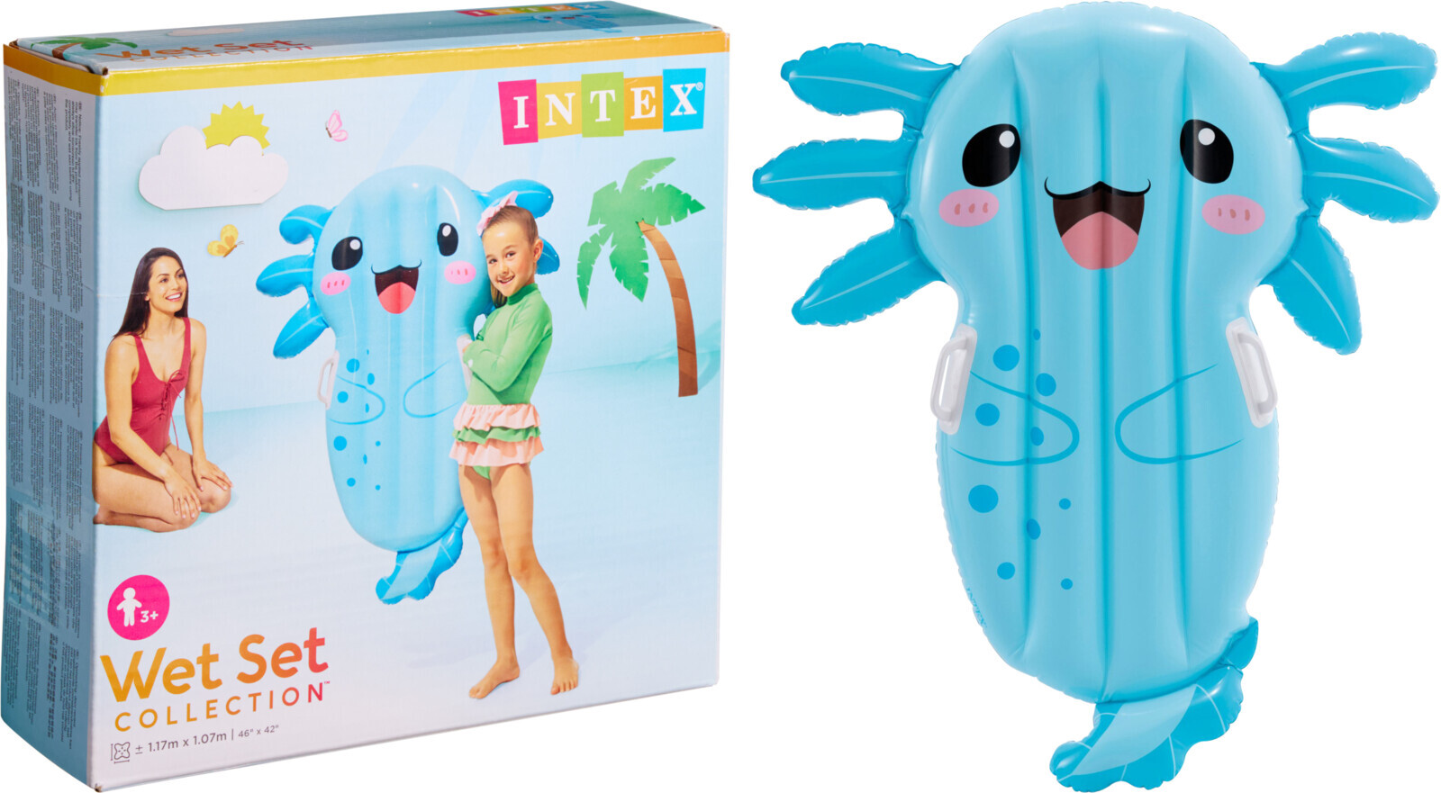 Intex luchtbed axolotl floar