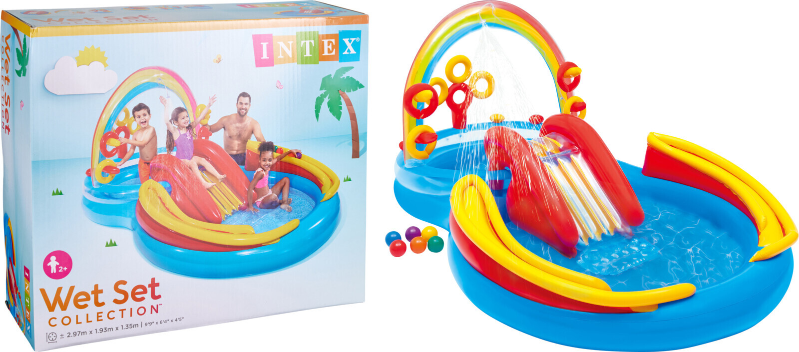 Intex speelparadijs rainbow ring
