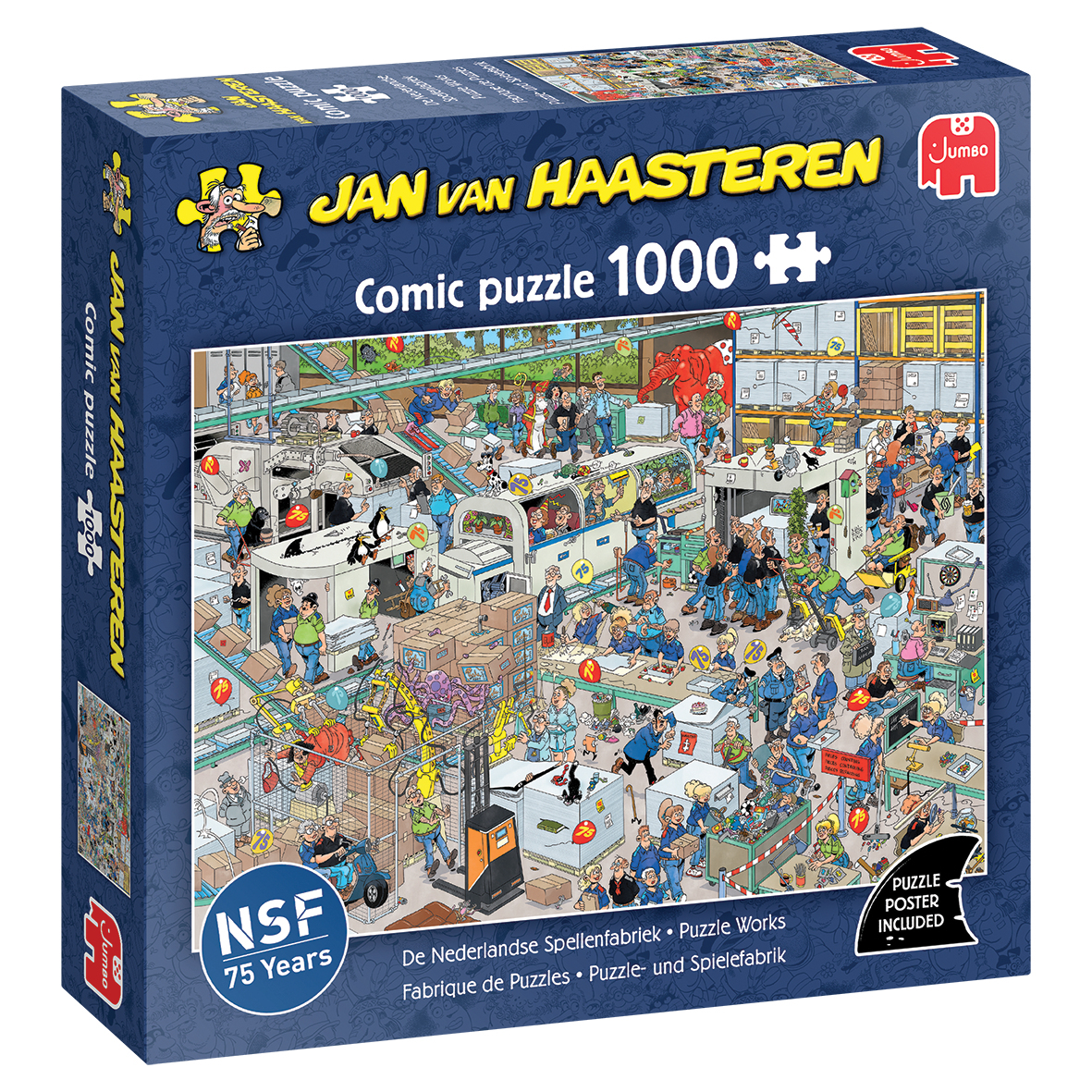 Jumbo Jan van Haasteren de Nederlandse spellenfabriek 1000 stukjes