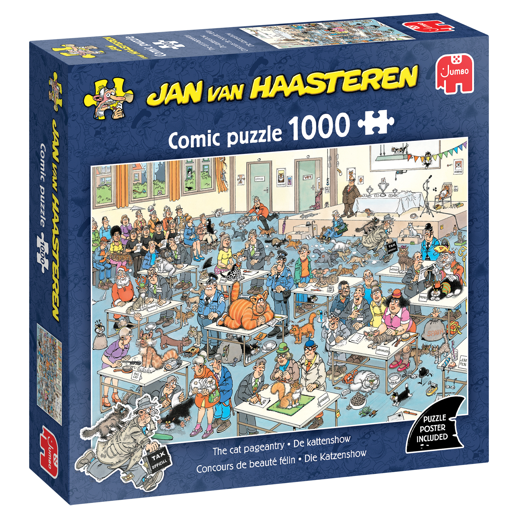 Jumbo Jan van Haasteren de kattenshow 1000 stukjes