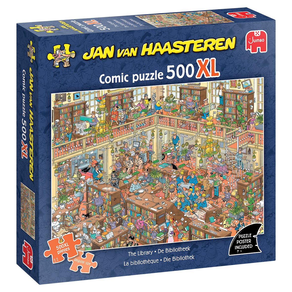 Jumbo Jan van Haasteren de bibliotheek 500 stukjes