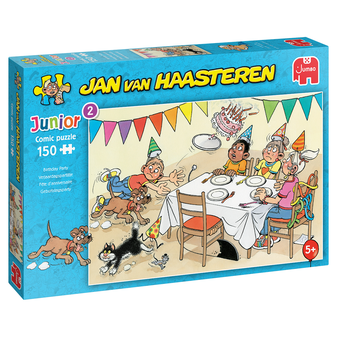 Jumbo Jan van Haasteren Junior birthday party 150 stukjes afbeelding