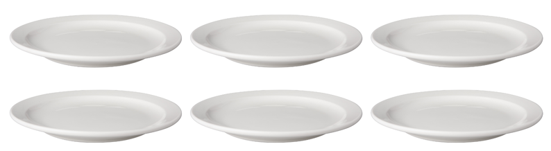 Bord plat 21 cm smalle rand Mammoet verpakking 6 stuks