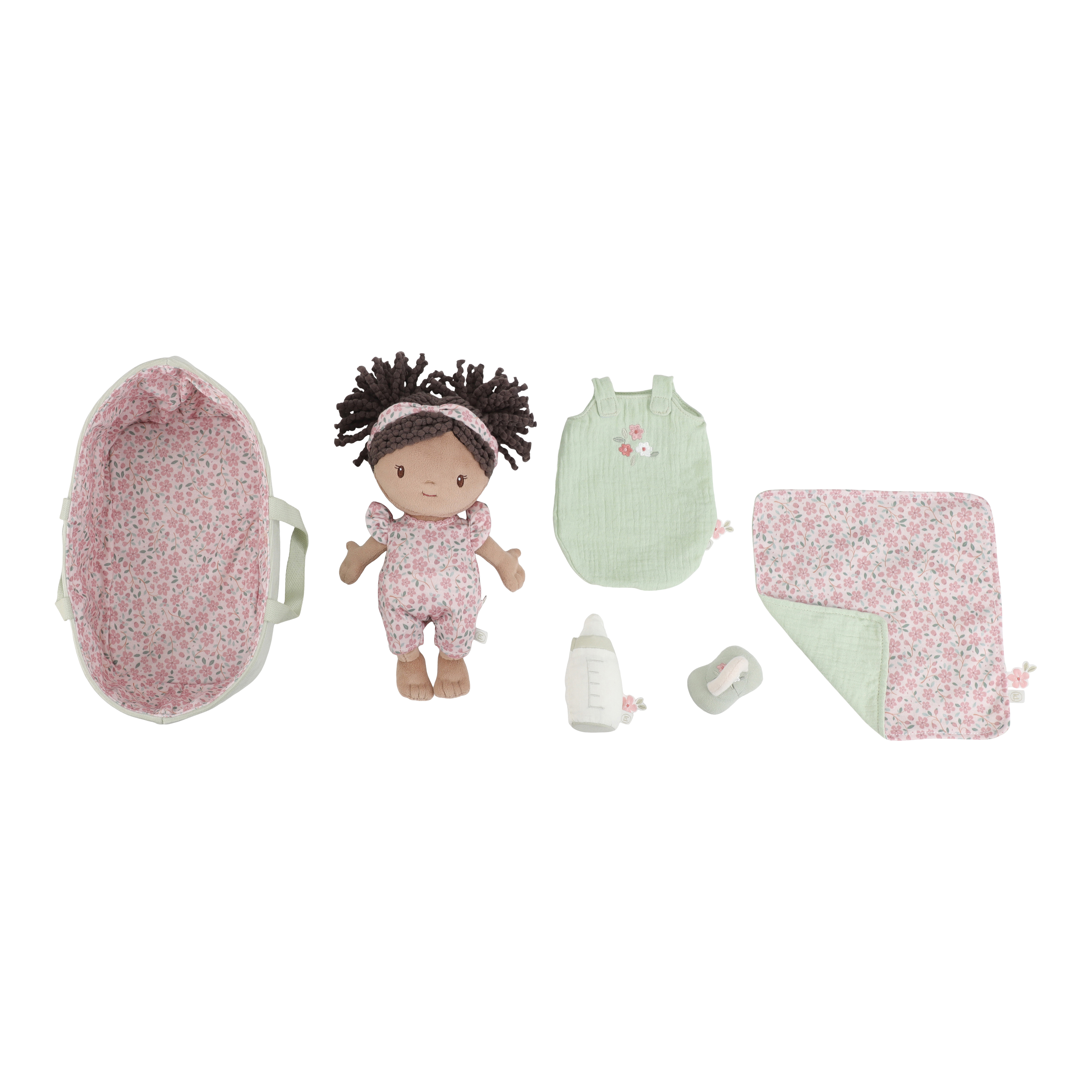 Little Dutch babypop in mandje Evi GRS