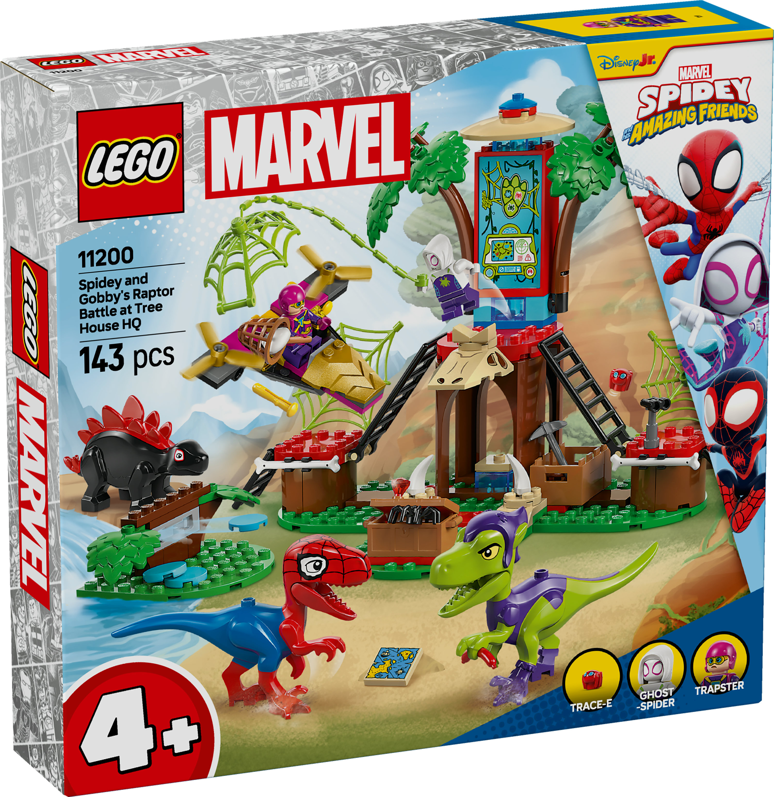 LEGO® Marvel Spidey en zijn supervrienden 11200 Spidey en Gobby's raptorstrijd bij de boomhut