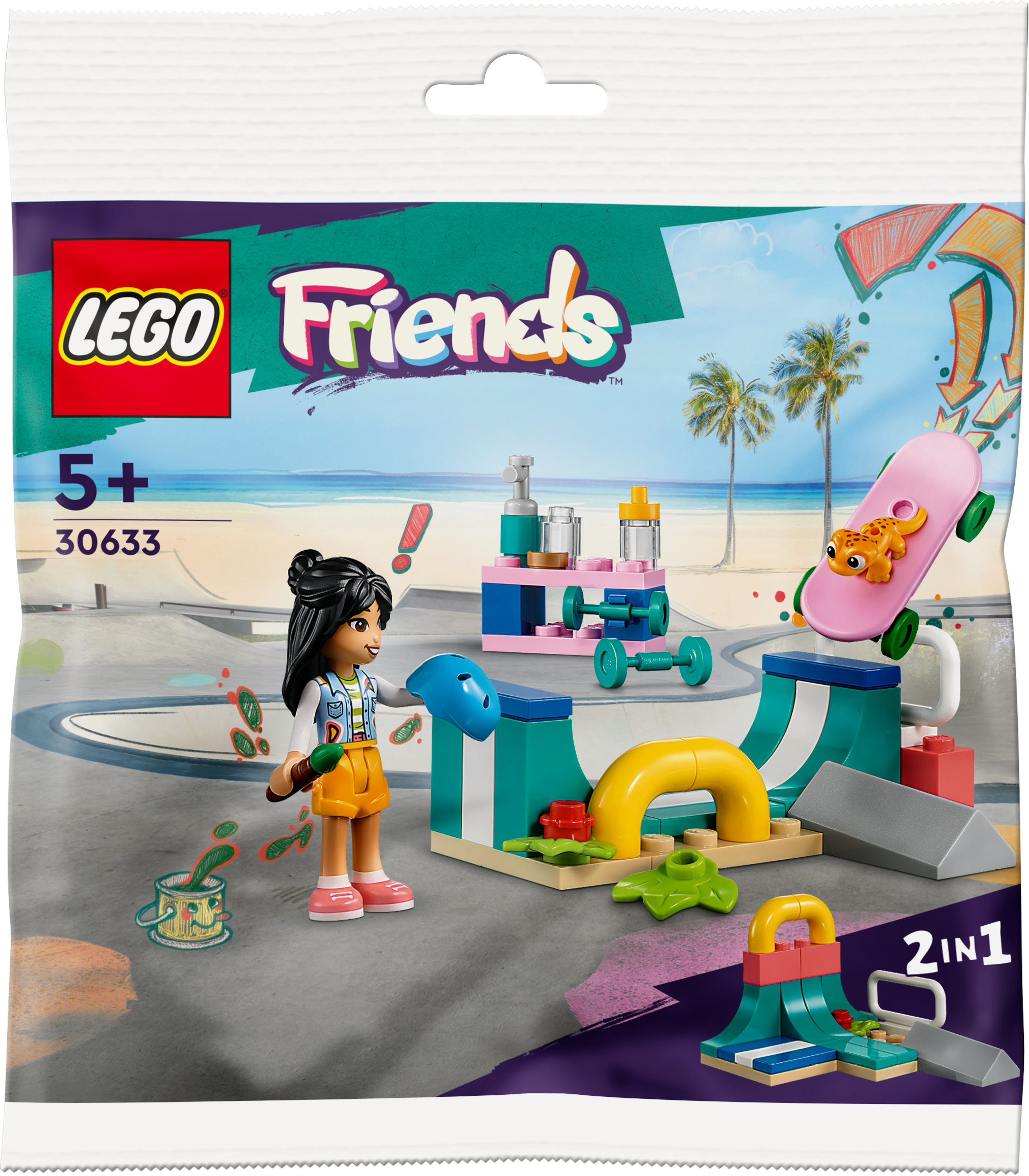 LEGOÂ Friends 30633 Skateboardrampe