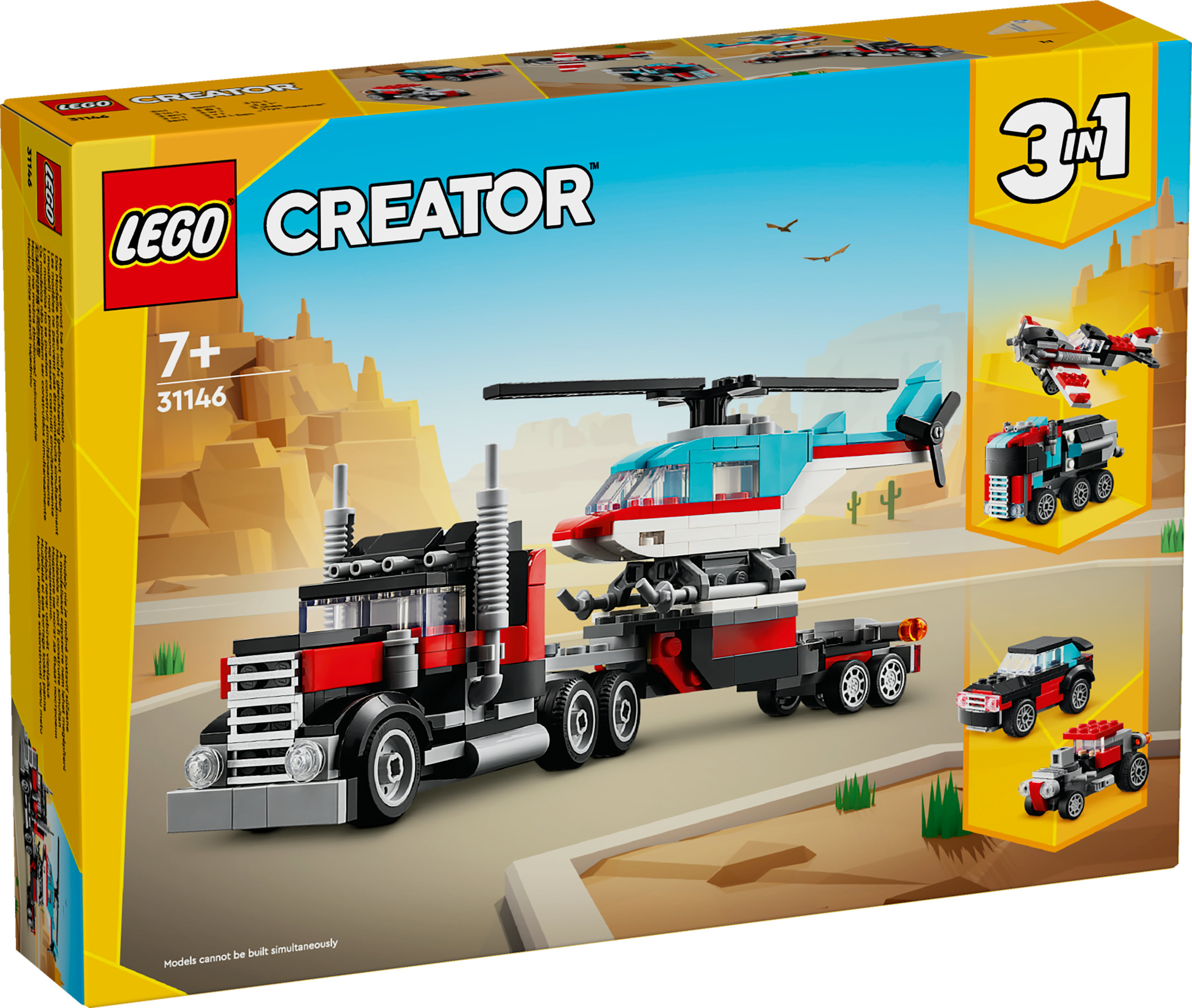 LEGO® Creator 31146 truck met helikopter