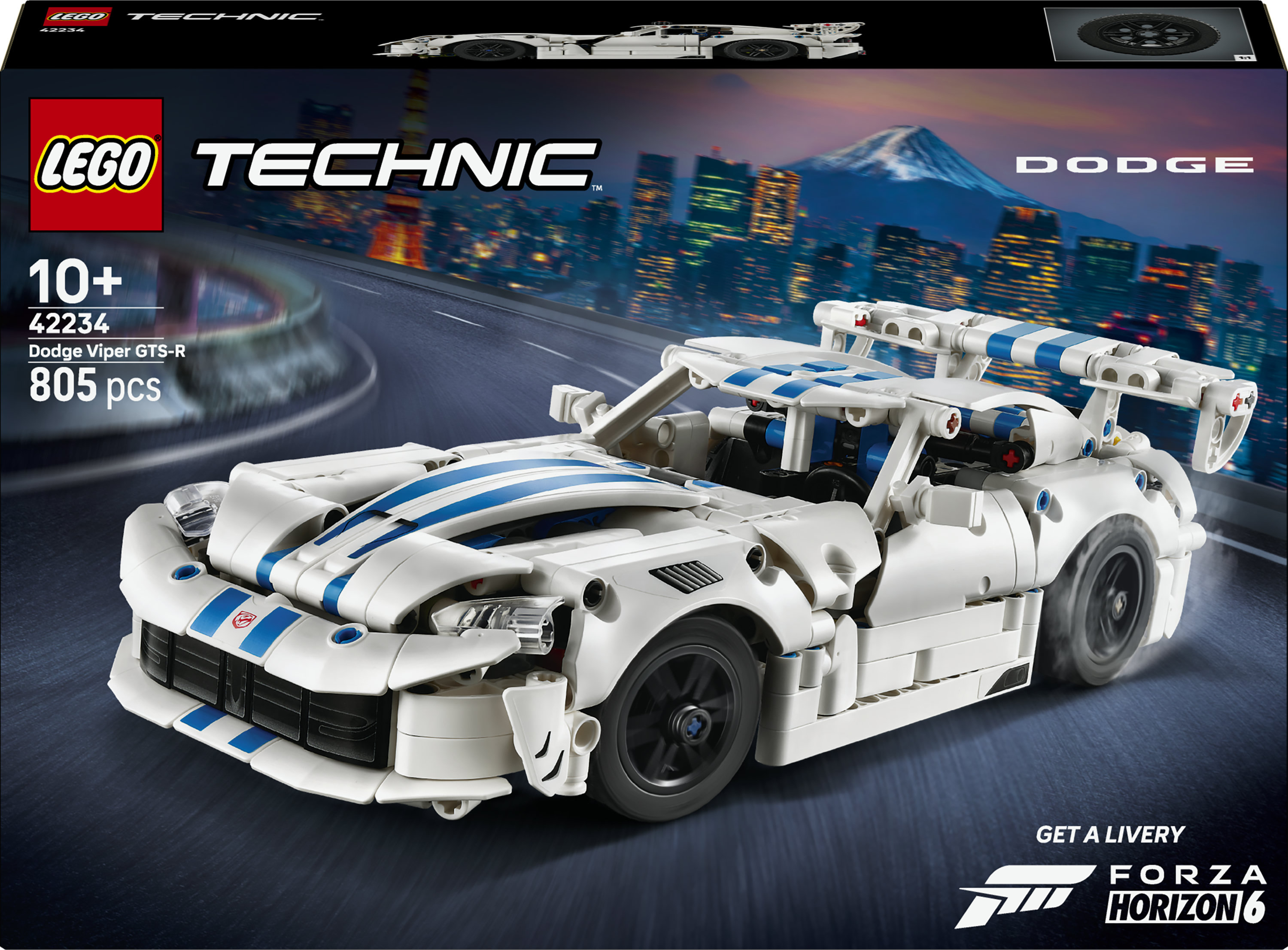 LEGO® Technic 42234 Dodge Viper GTS-R sportauto