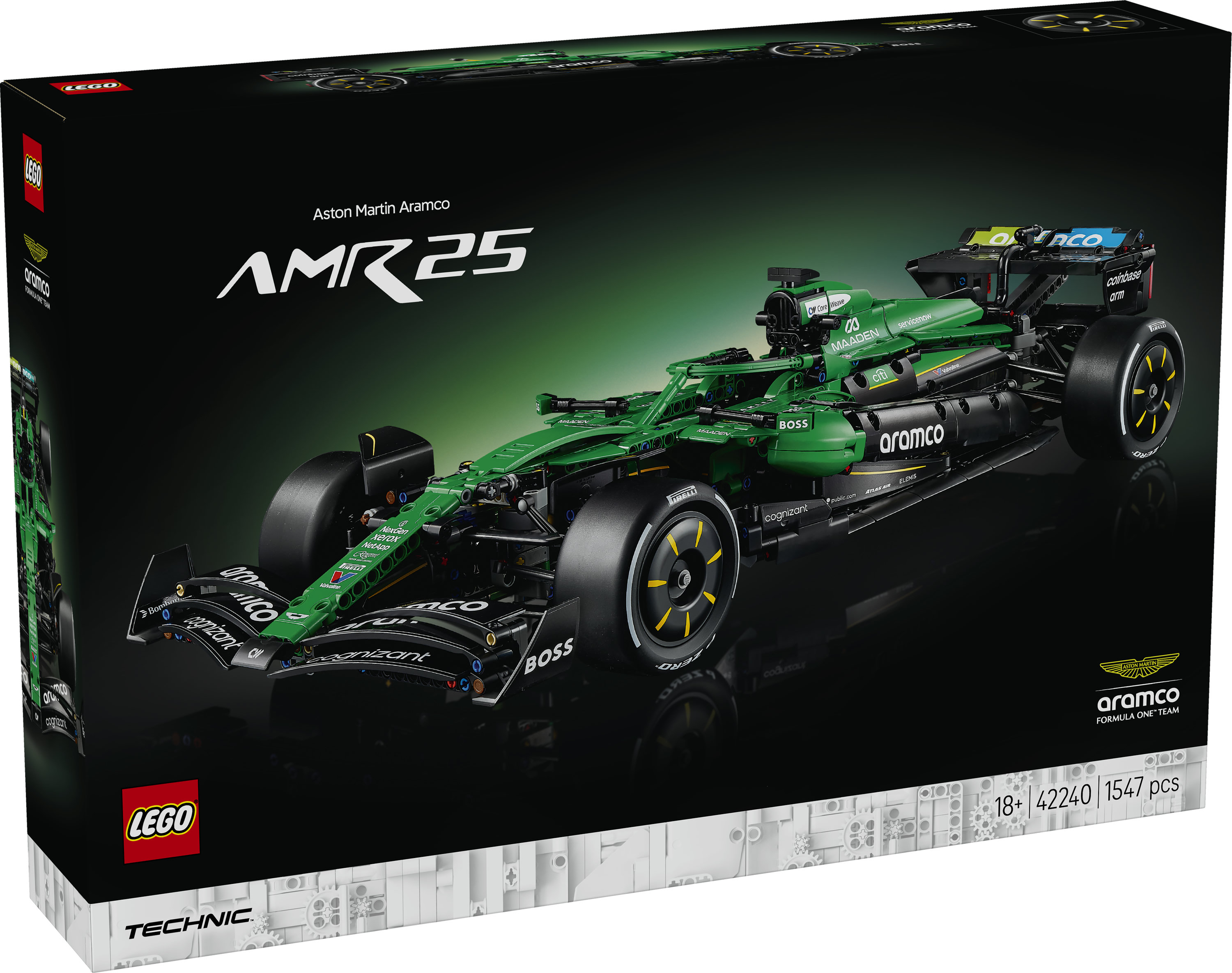 LEGO® Technic 42240 Aston Martin Aramco AMR25 F1® auto