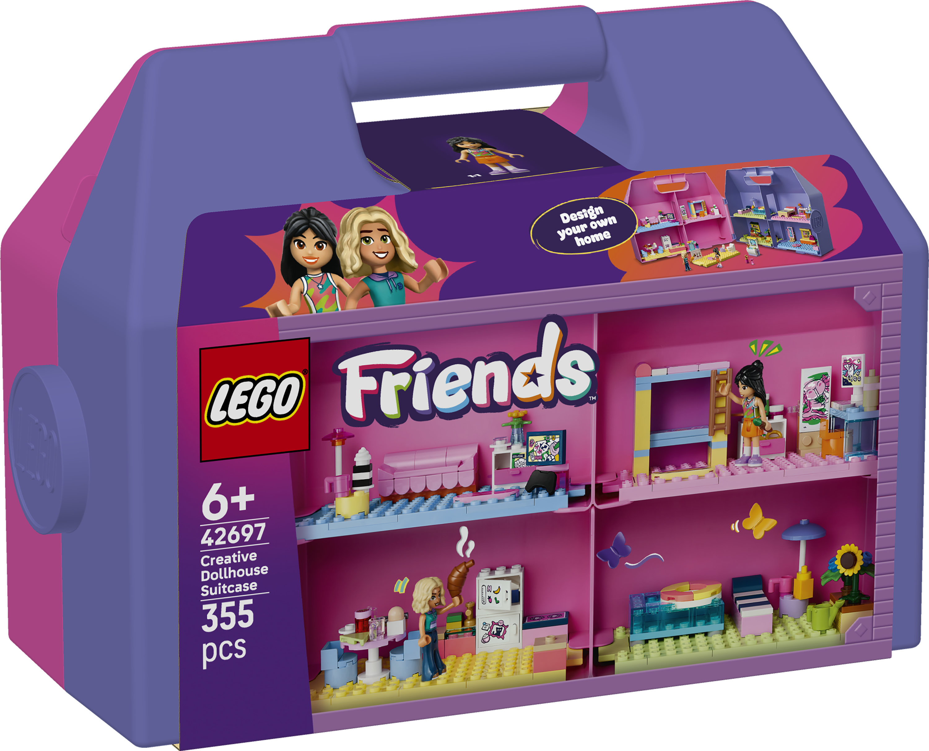 LEGO® Friends 42697 creatieve poppenhuiskoffer