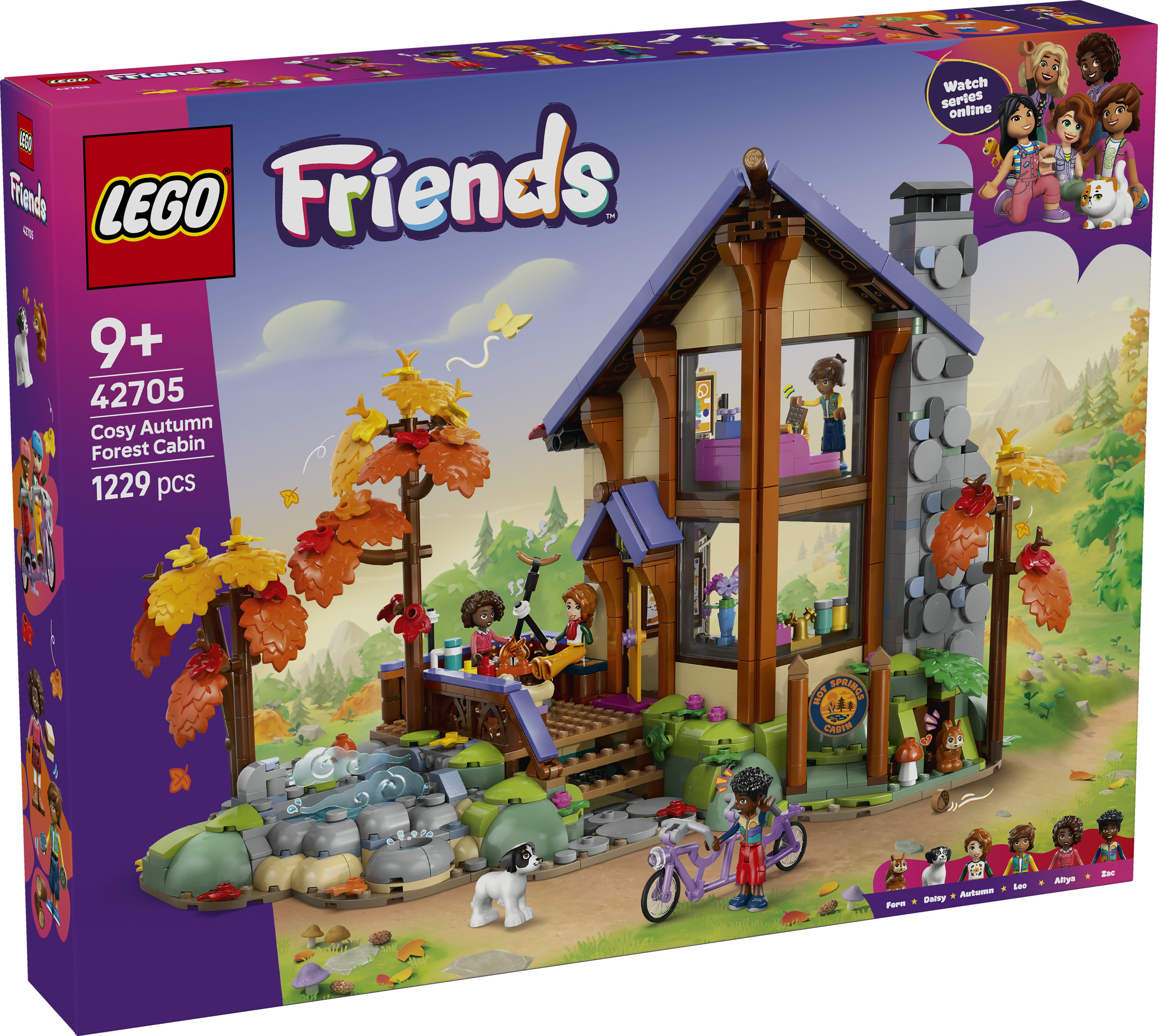 LEGO® Friends 42705 gezellig hut in het herfstbos