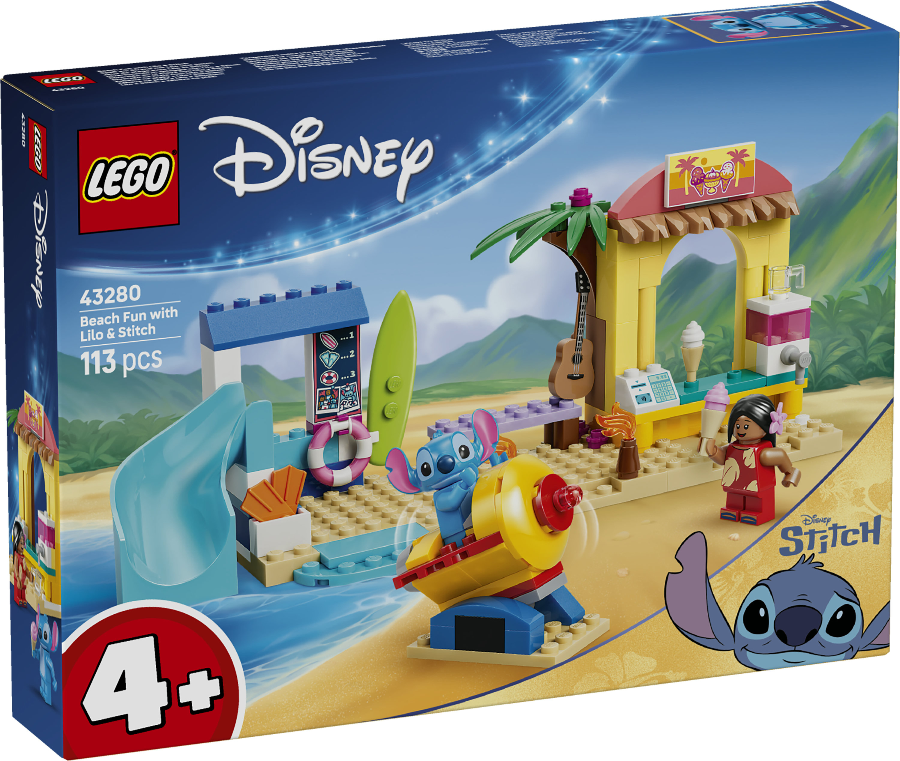 LEGO® Disney 43280 plezier op het strand met Lilo en Stitch