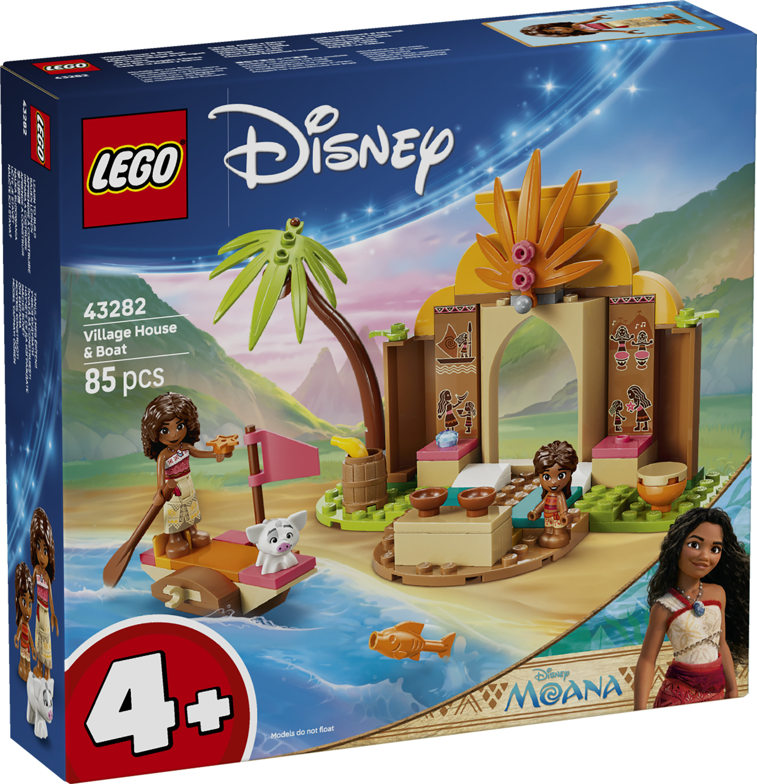 LEGO® Disney Princess 43282 Moana's hut en boot