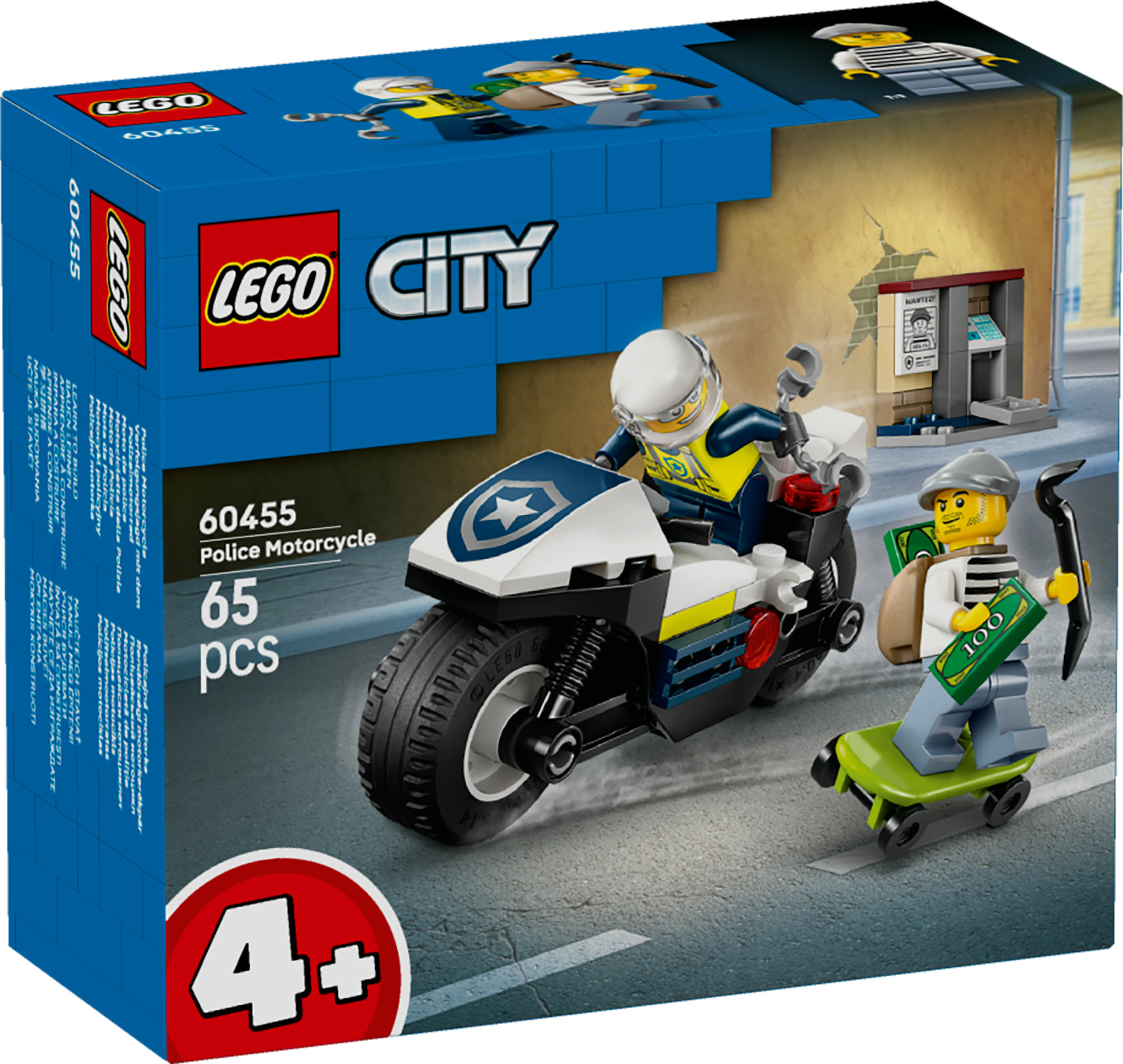 LEGO® City 60455 achtervolging op politiemotor