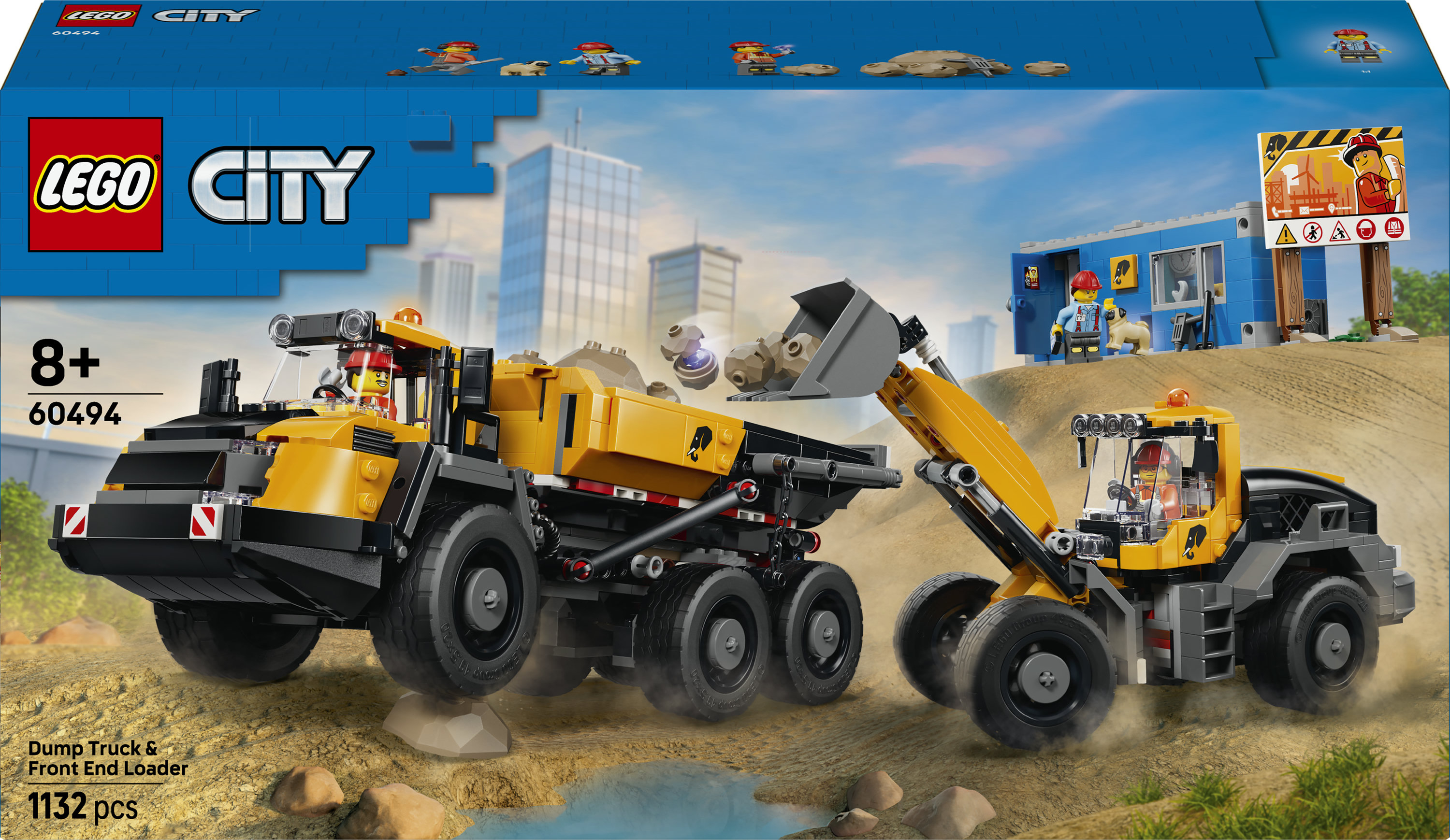 LEGO® City 60494 kiepwagen en wiellader
