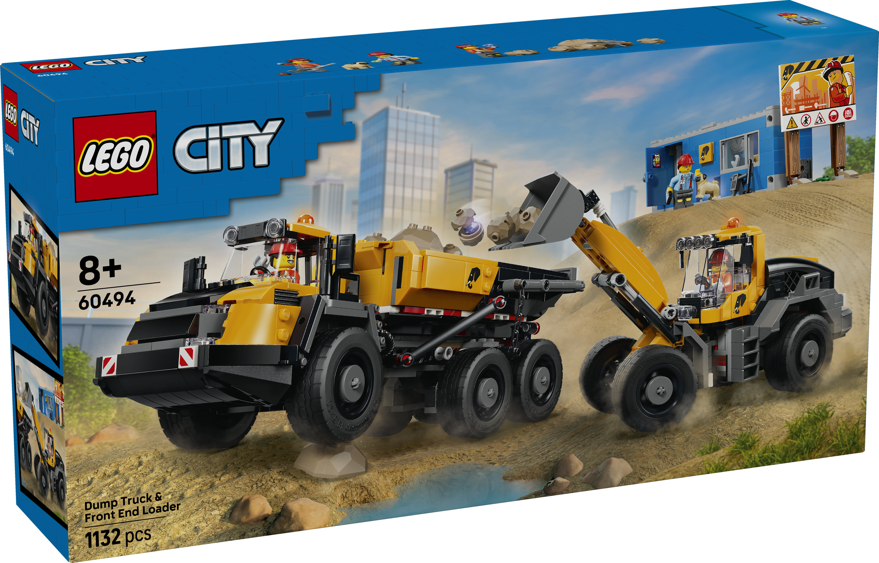 LEGO® City 60494 kiepwagen en wiellader