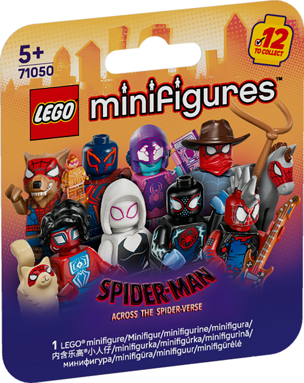 Minifiguren Spider-verse Serie - Set met 1 van de 12 Figuren - 71050