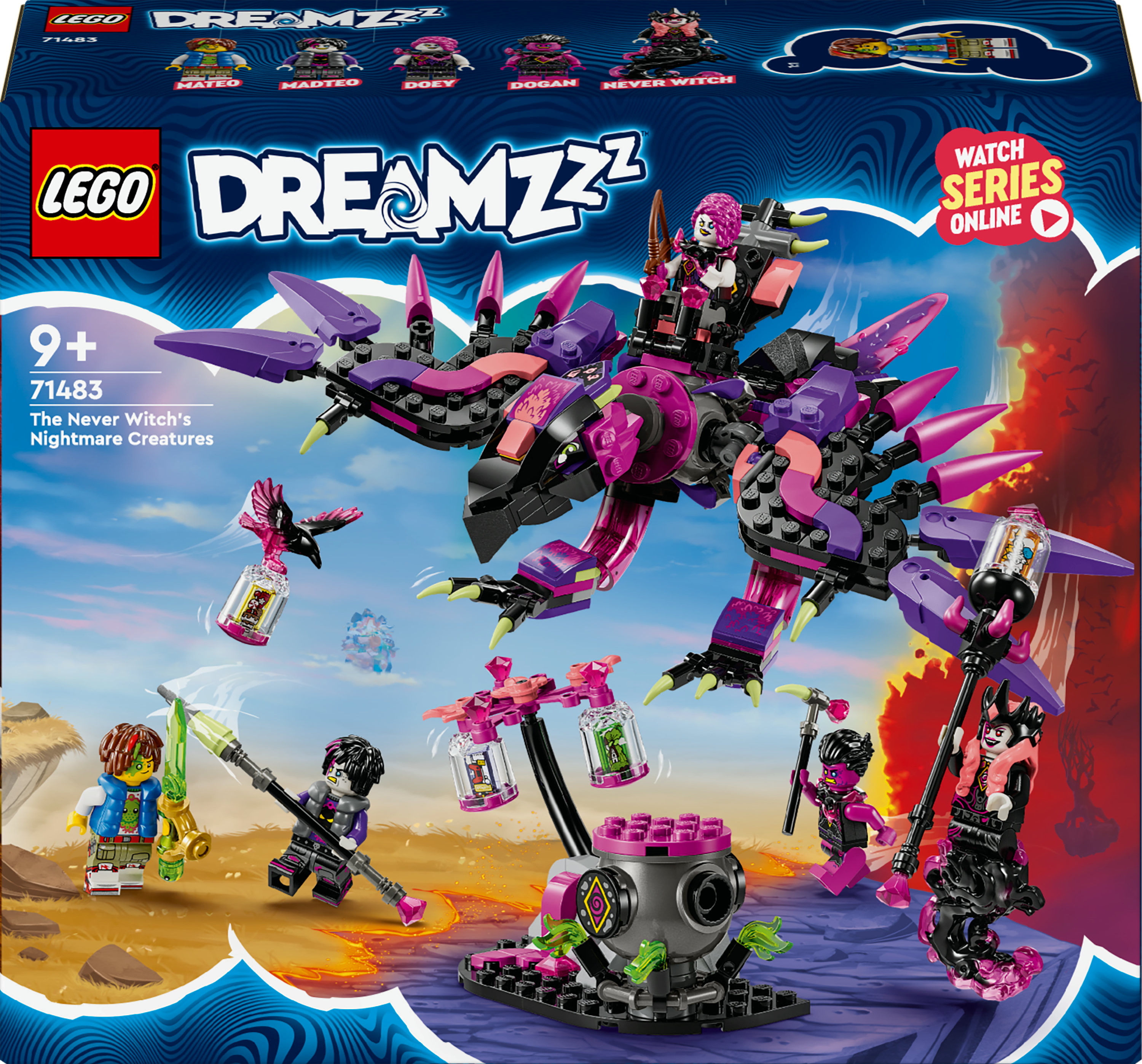 LEGO® DREAMZzz 71483 de nachtmerriewezens van de neder heks