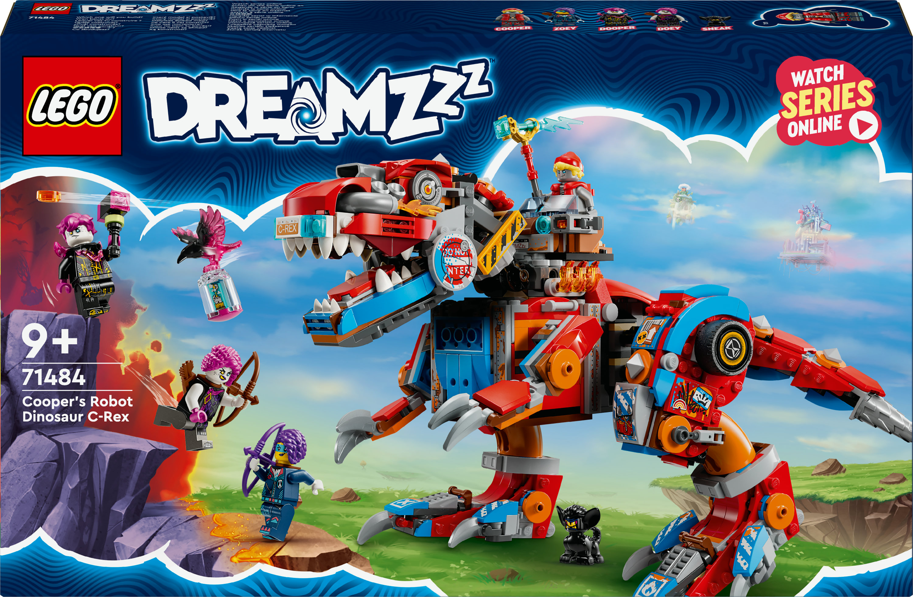LEGO® DREAMZzz 71484 Coopers robotdinosaurus C. Rex