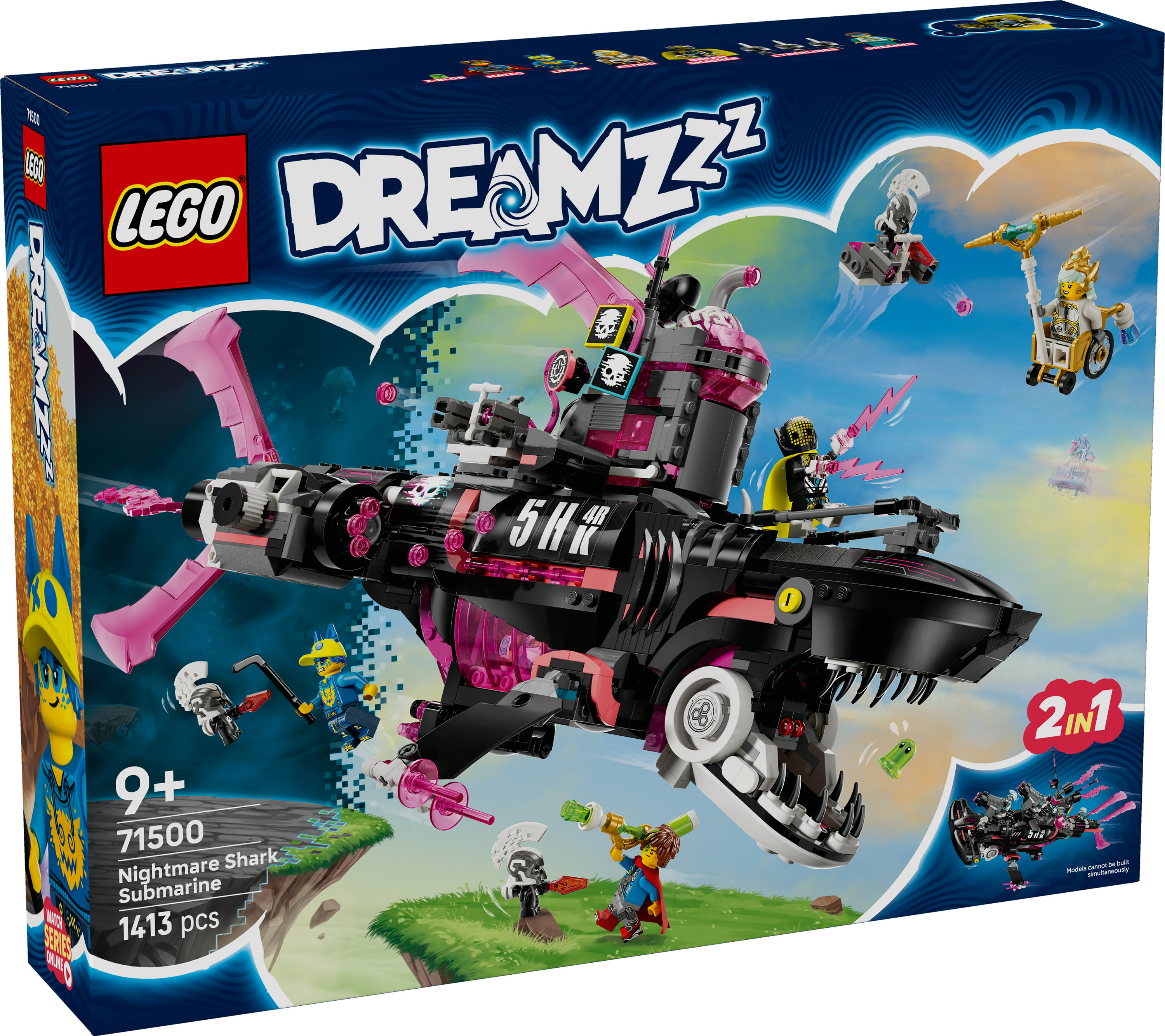 LEGO® DREAMZzz 71500 nachtmerrie haaienonderzeeër