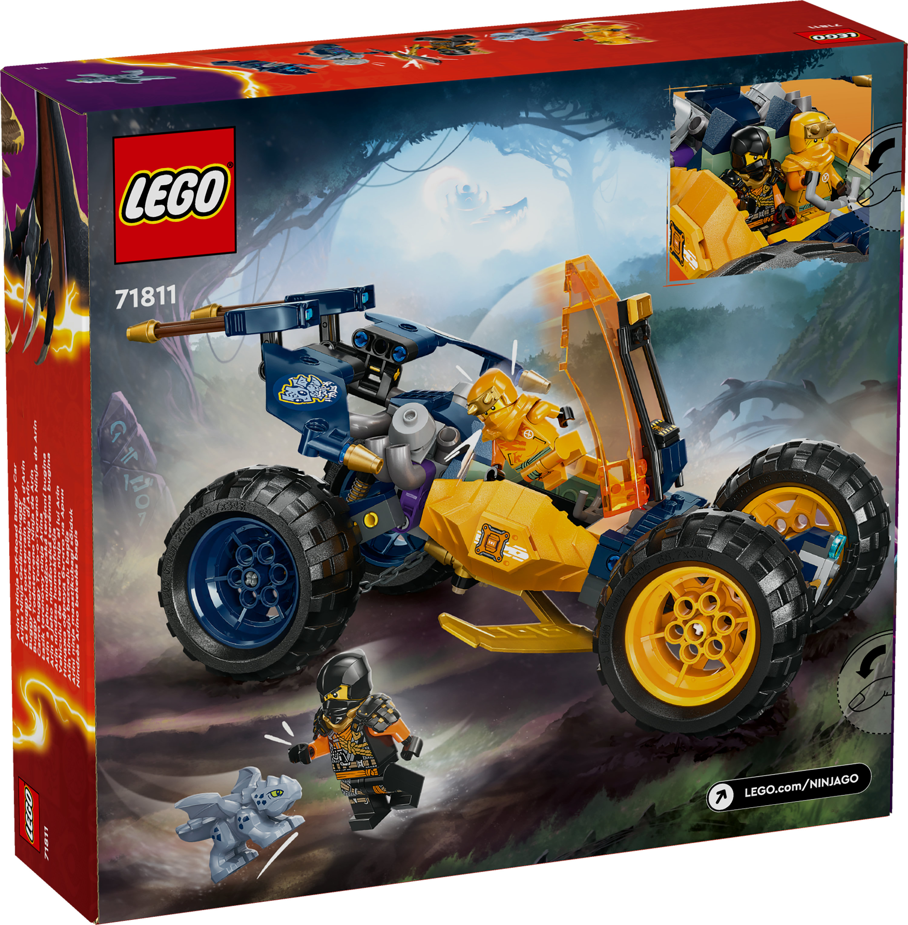 Nieuwe LEGO NINJAGO sets onthuld LEGO NINJAGO 71811 Arins ninjaterreinbuggy