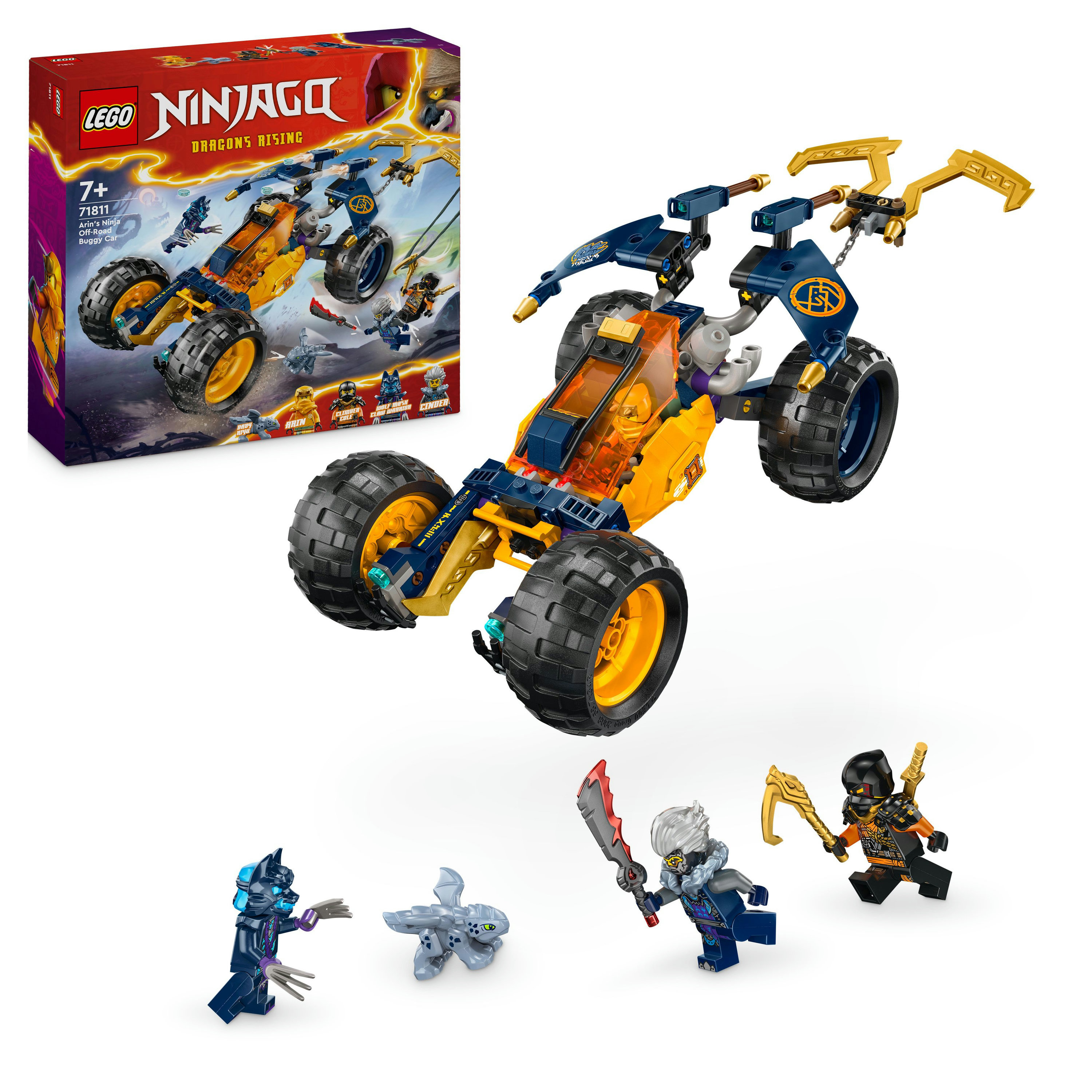 Nieuwe LEGO NINJAGO sets onthuld LEGO NINJAGO 71811 Arins ninjaterreinbuggy