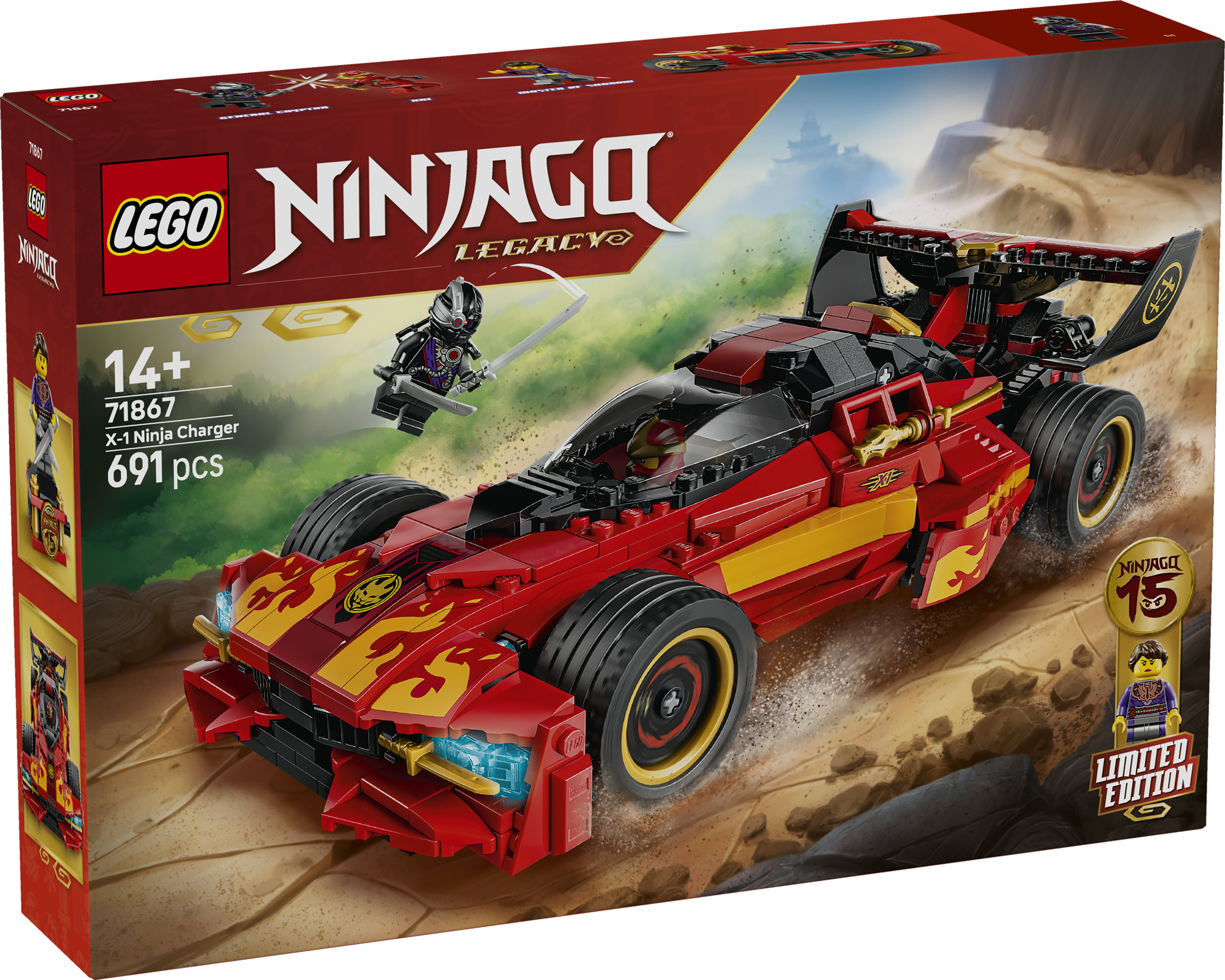LEGO® Ninjago 71867 15e jubileum van de X-1 ninja charger