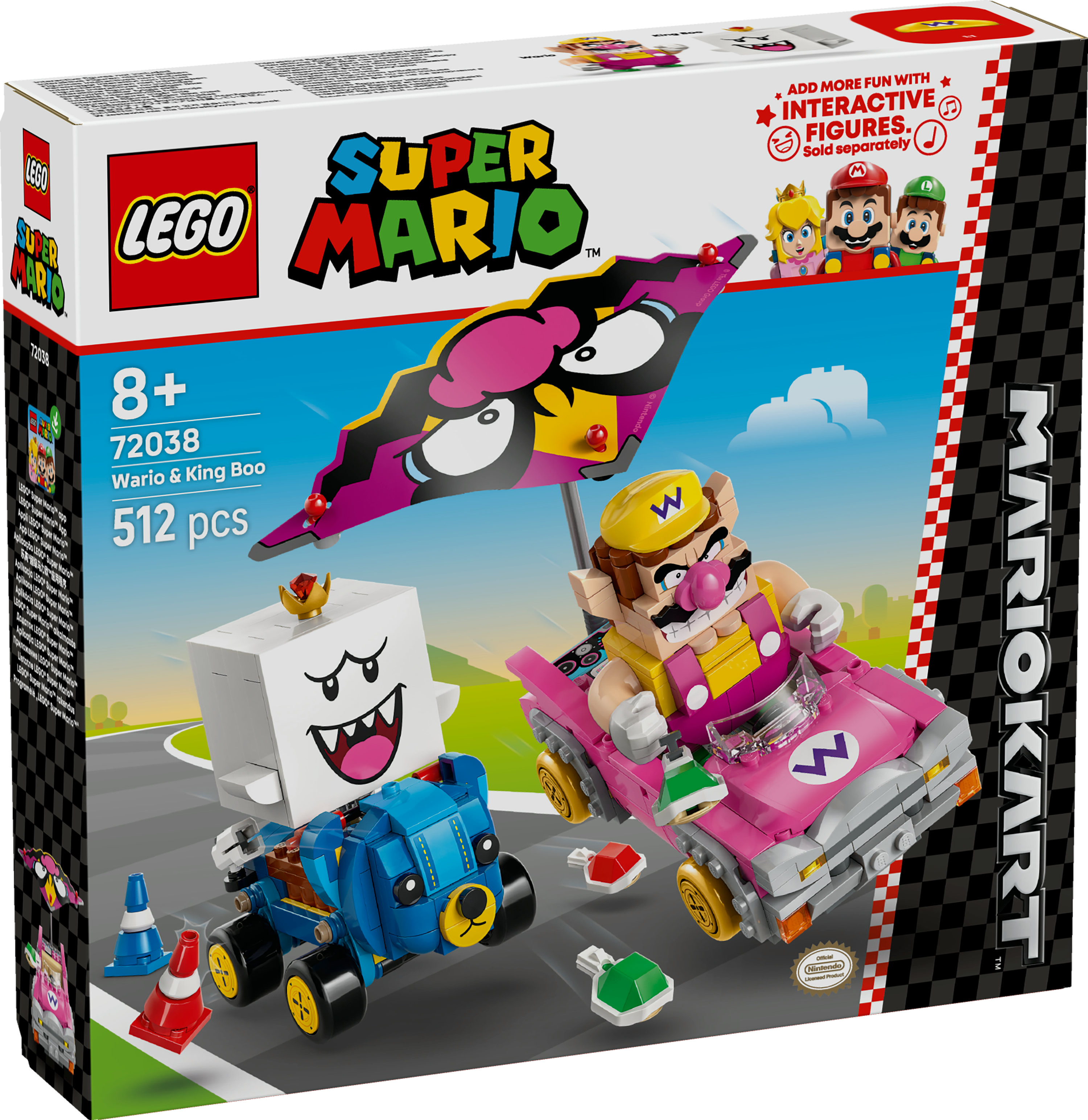 LEGO® Super Mario Kart 72038 Wario & King boo