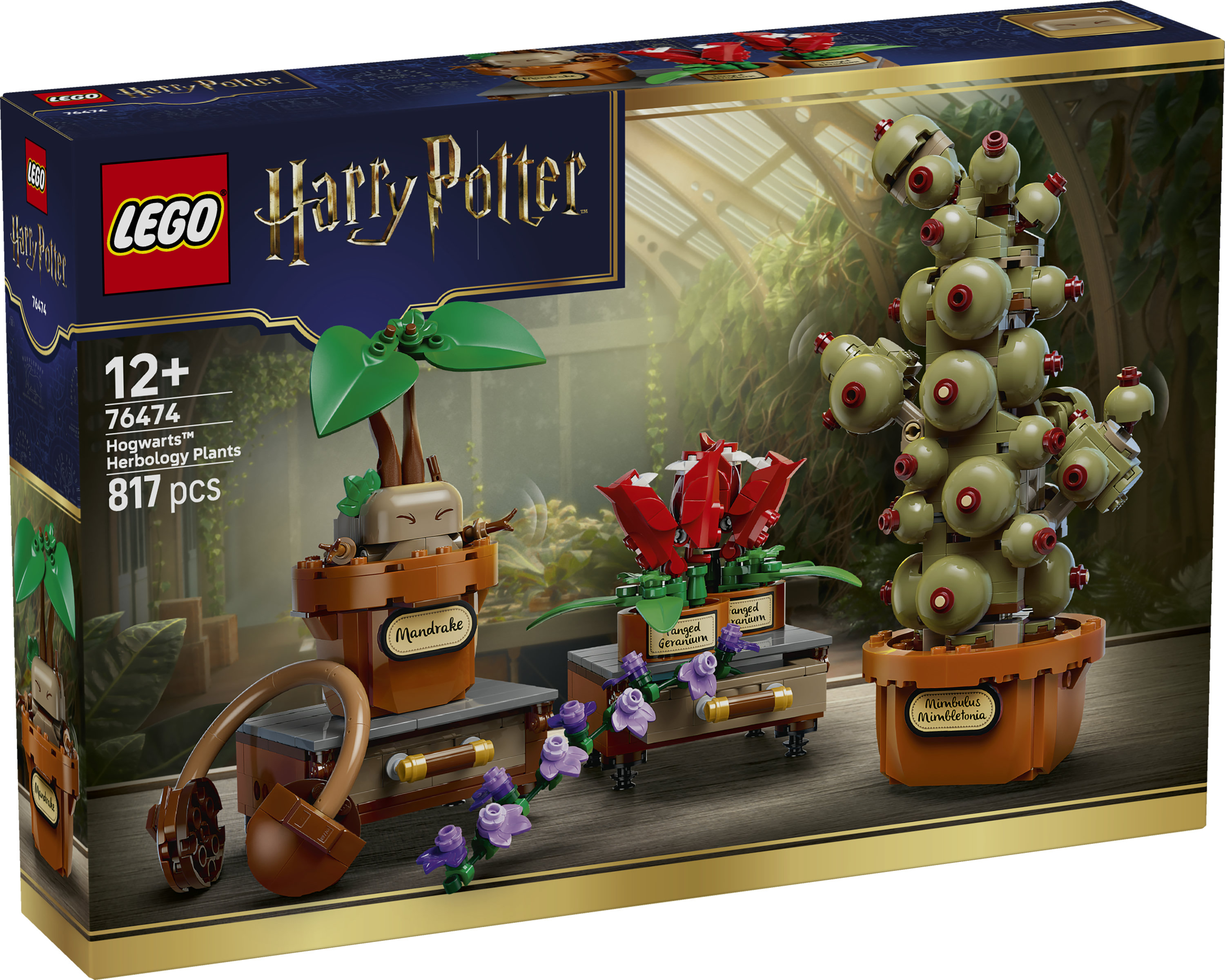 LEGO® Harry Potter 76474 Zweinstein kruidenkunde planten