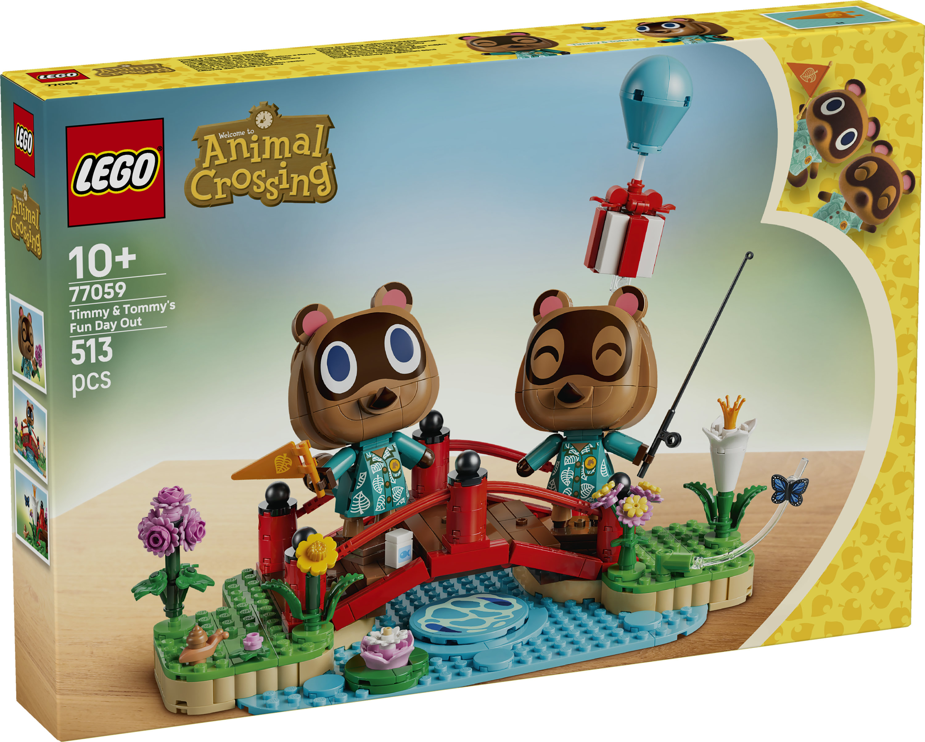 LEGO® Animal Crossing 77059 dagje vrij met Timmy en Tommy
