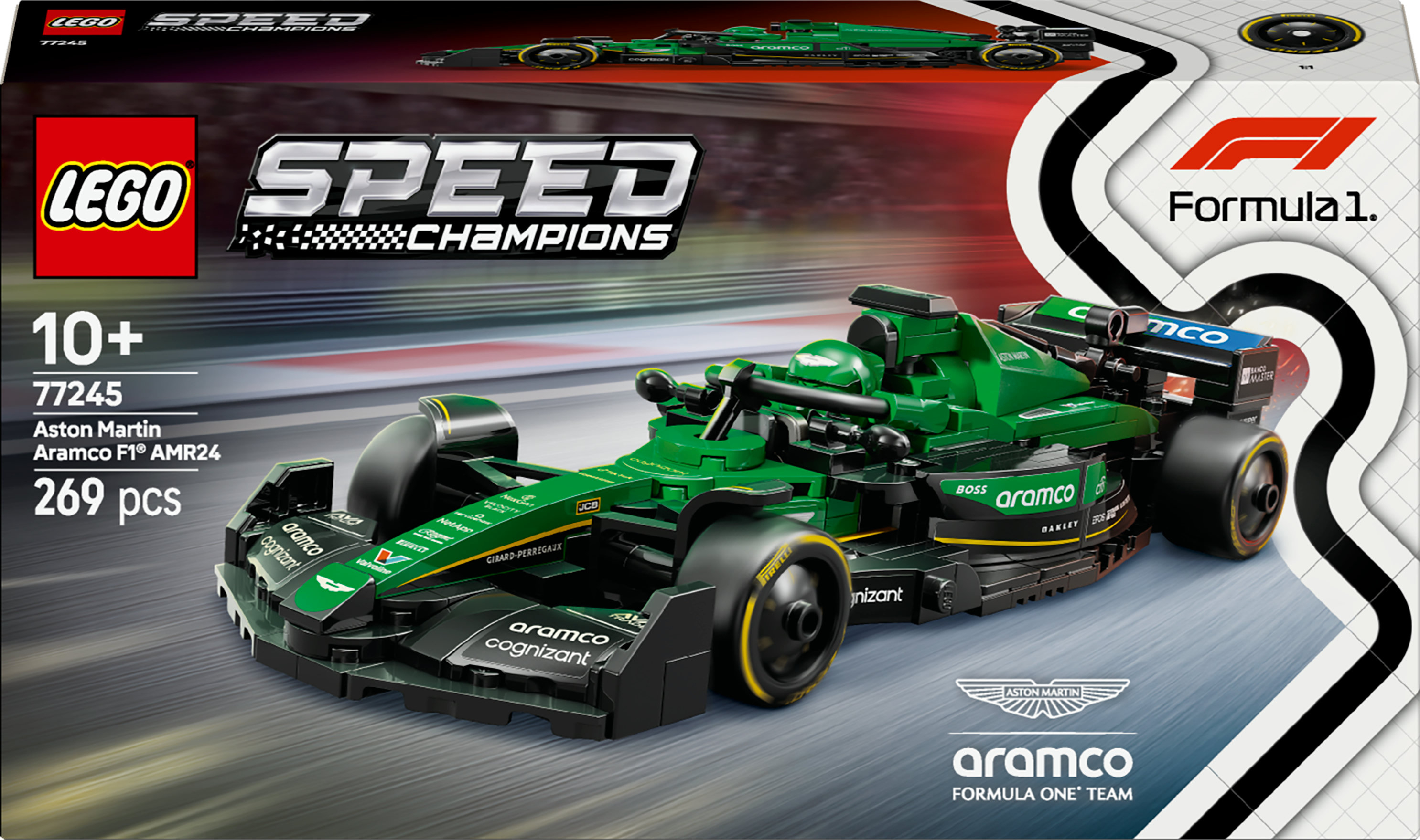 LEGO Speed Champions 77245 Aston Martin Aramco F1® AMR24 racewagen