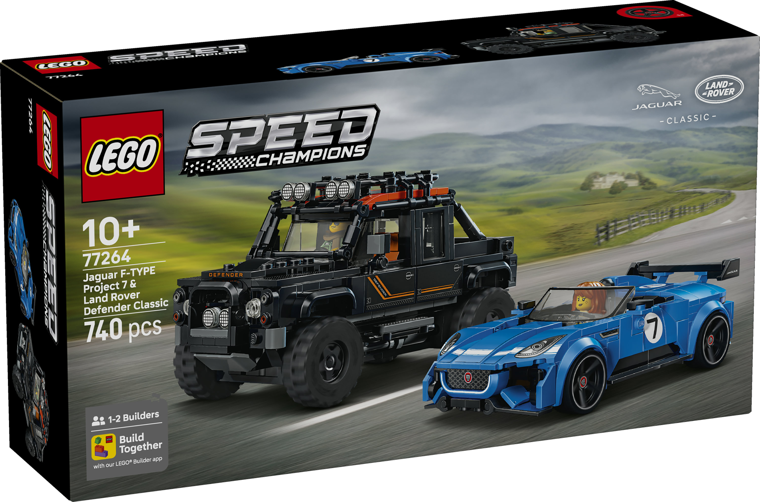 LEGO® Speed Champions 77264 Jaguar project 7 en Land Rover defender