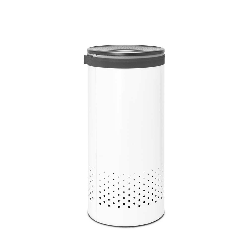 Brabantia wasbox 35 liter met kunststof deksel white