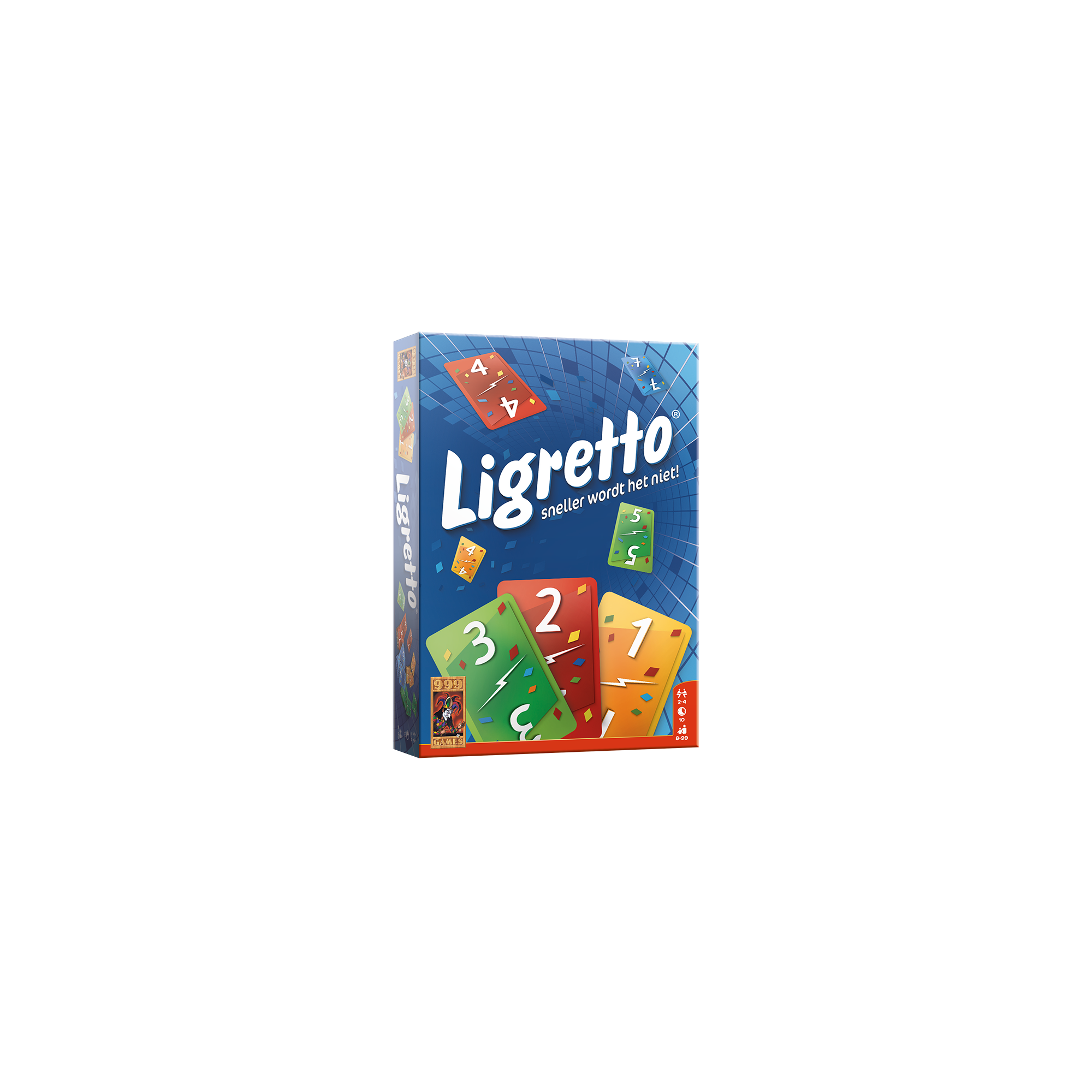 Ligretto blauw kaartspel afbeelding