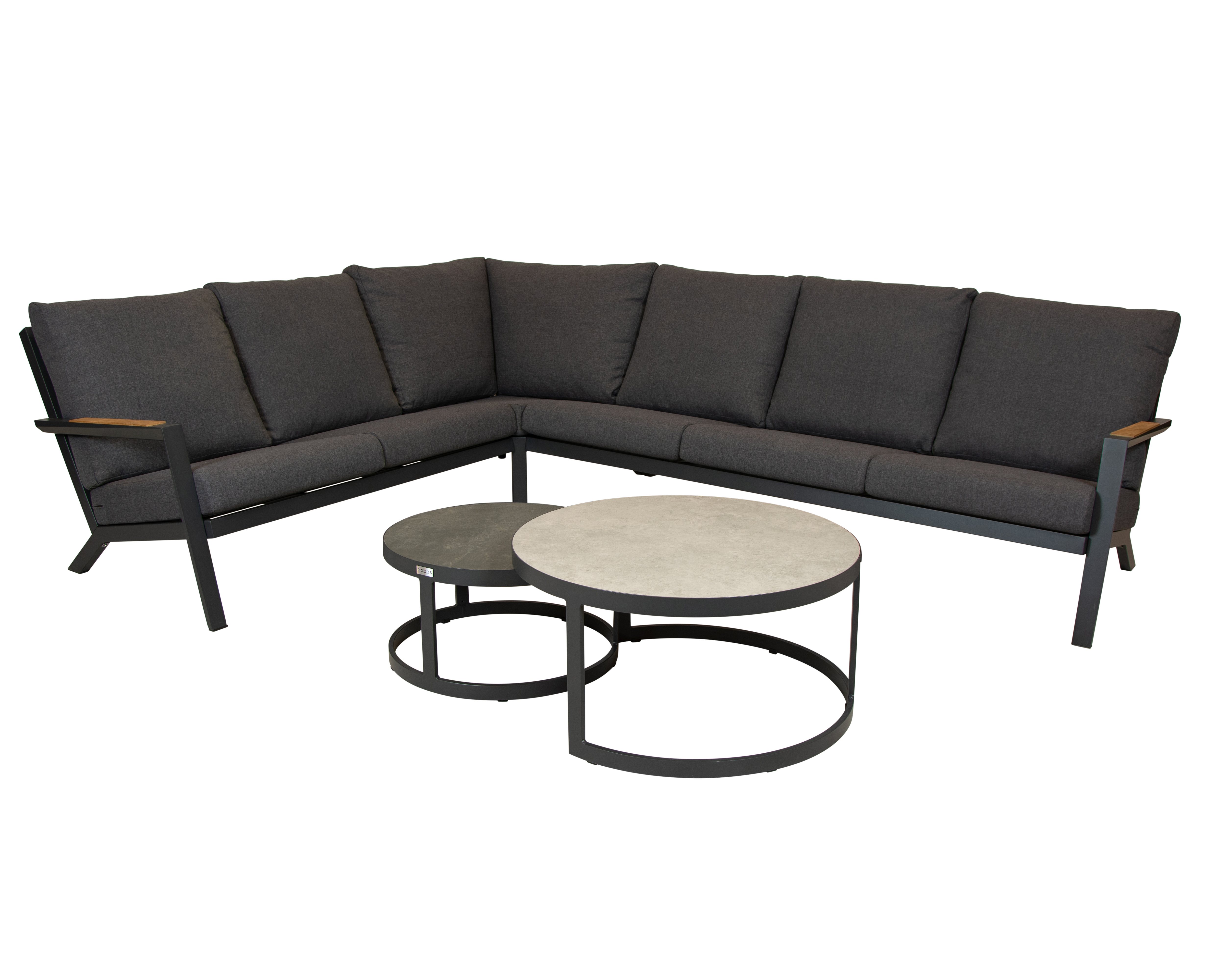 Qopps Avios loungehoek met Sprog koffietafel set