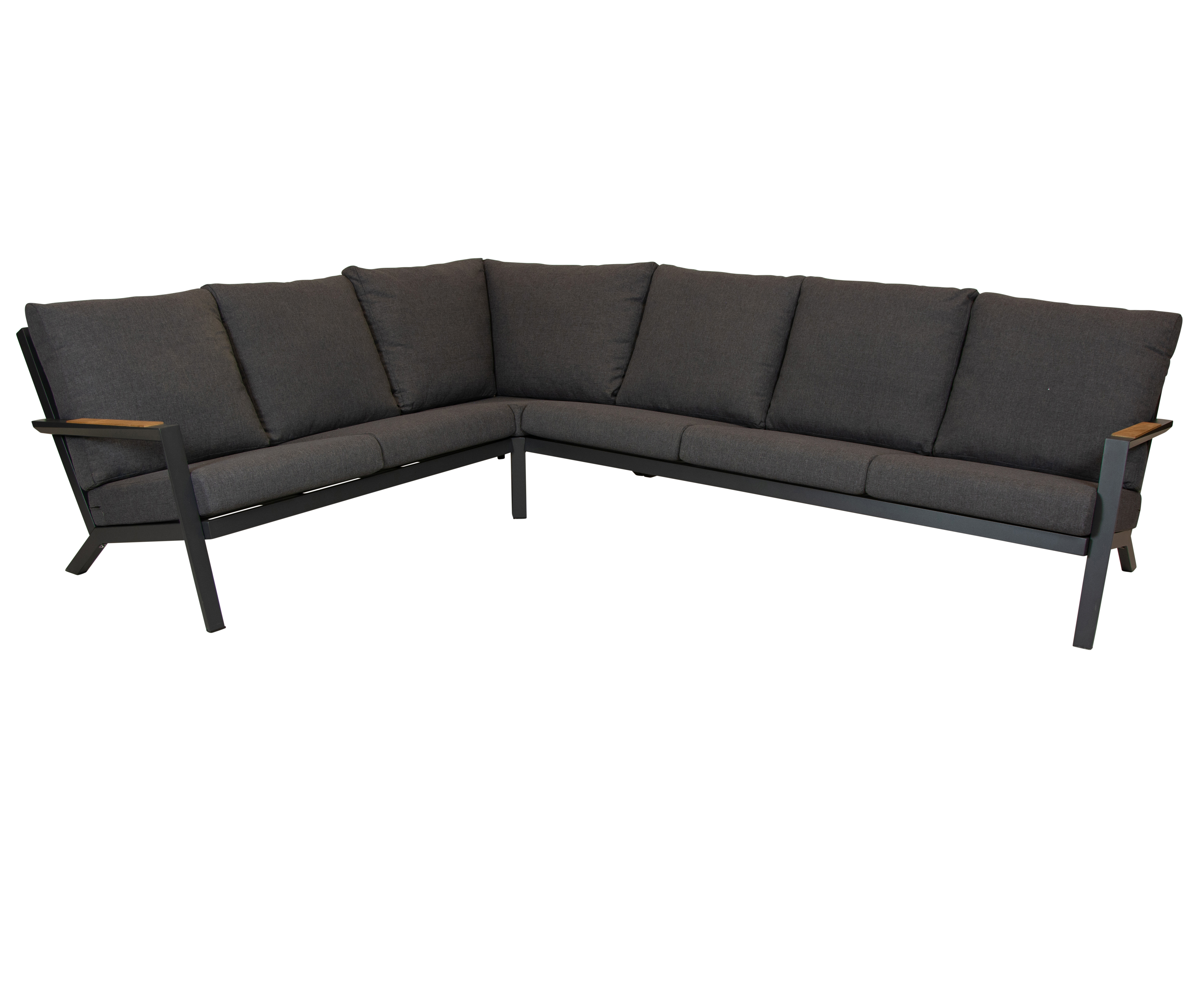 Qopps Avios lounge hoekset mat royal grey