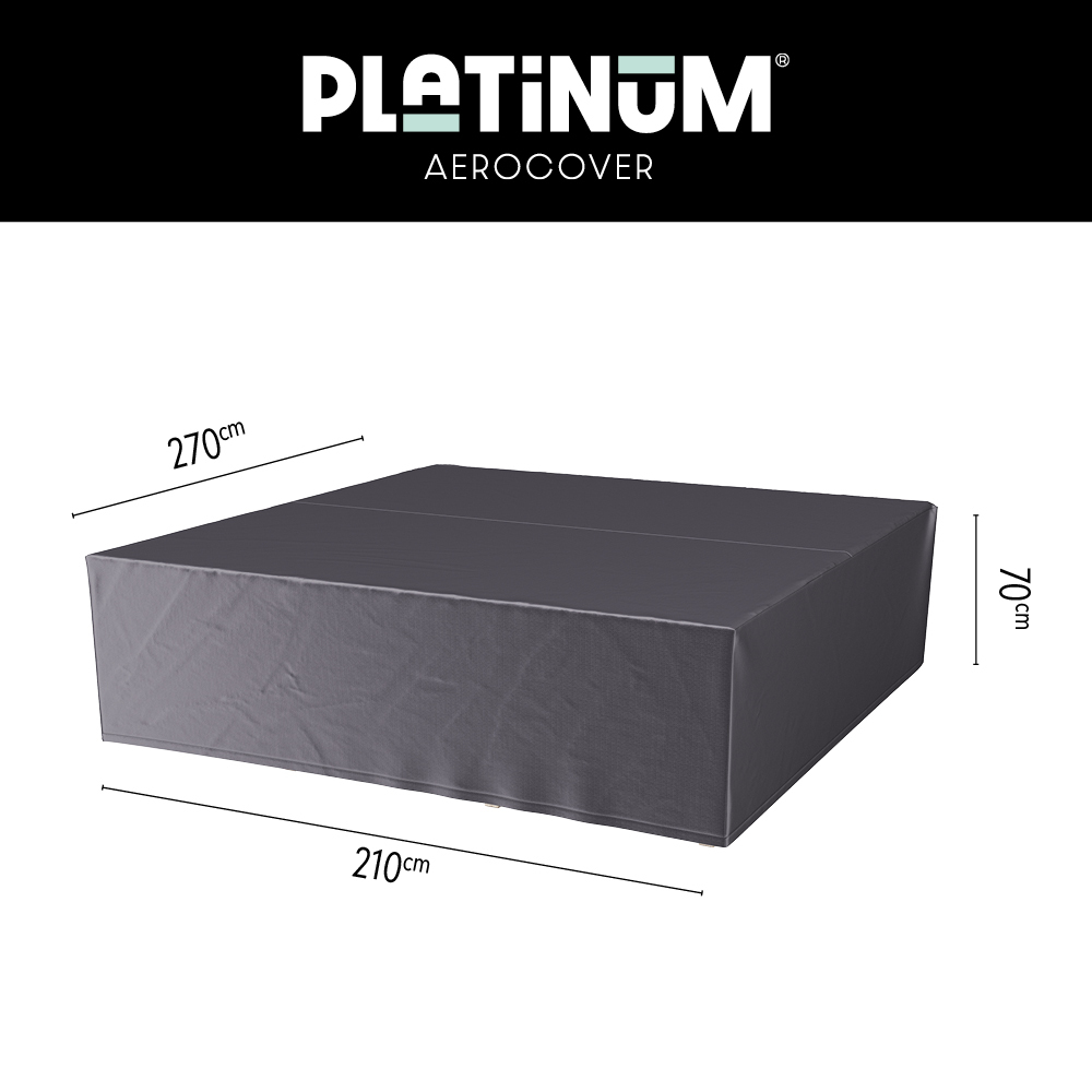 Platinum Aerocover loungesethoes 270x210xH70