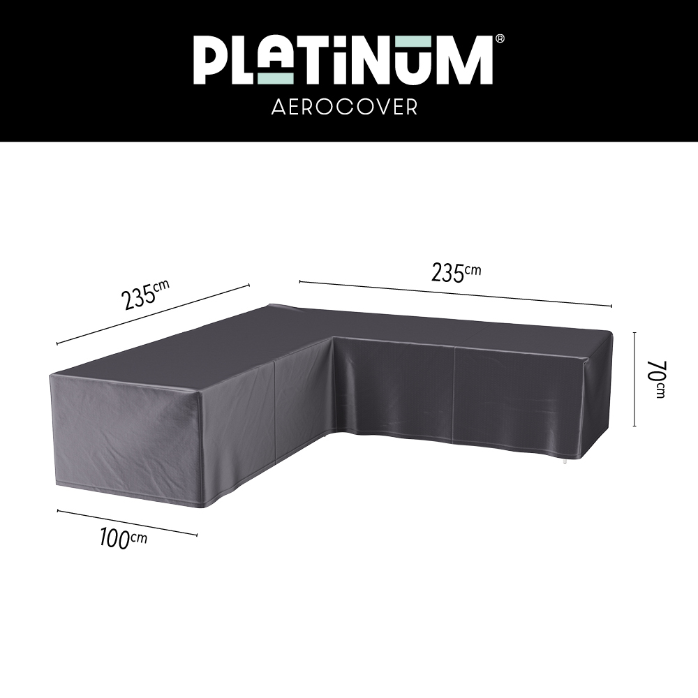 Platinum Aerocover loungesethoes hoekbanken L 235