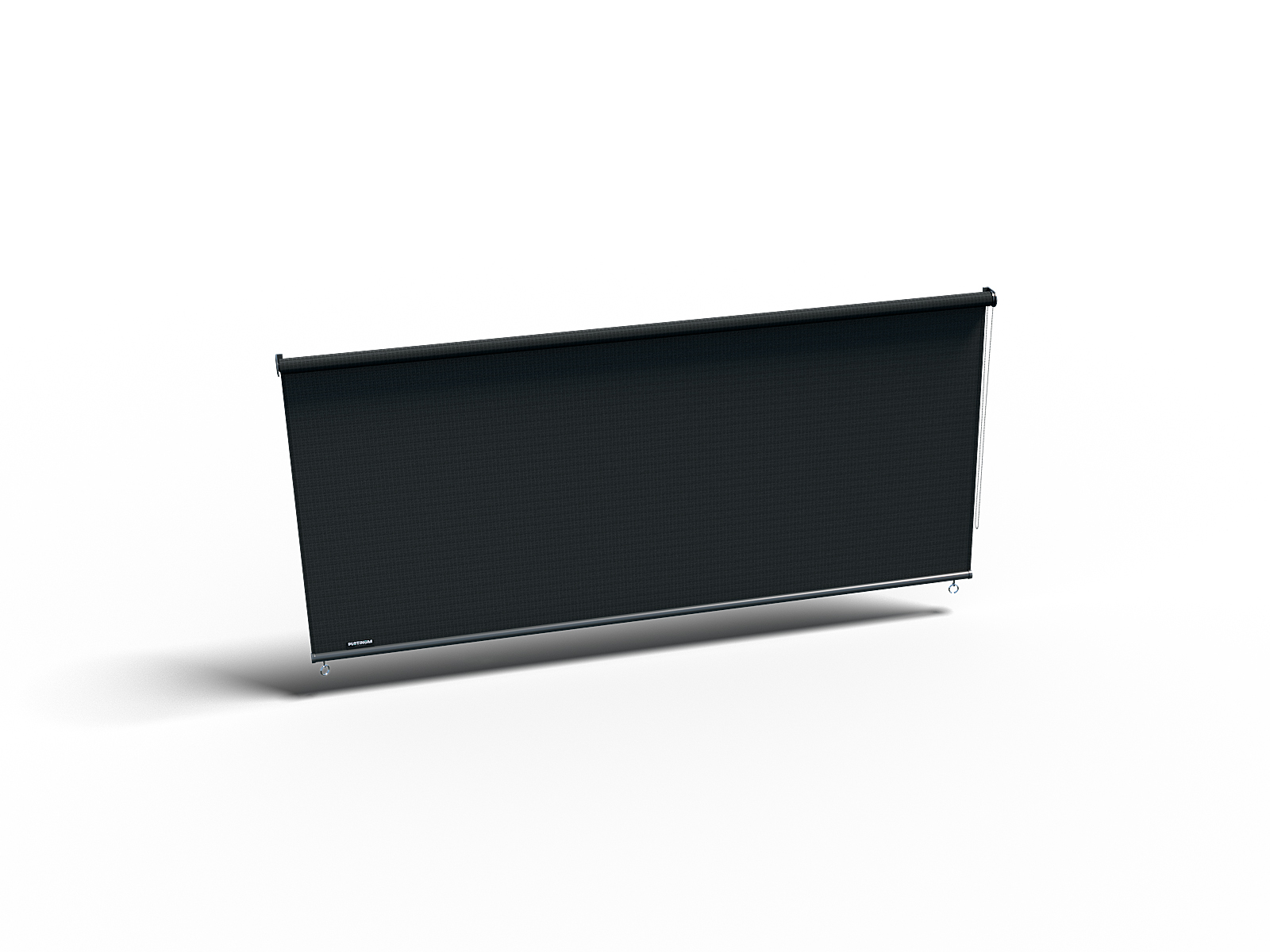 Platinum Rolgordijn voor buiten zwart B296xL240