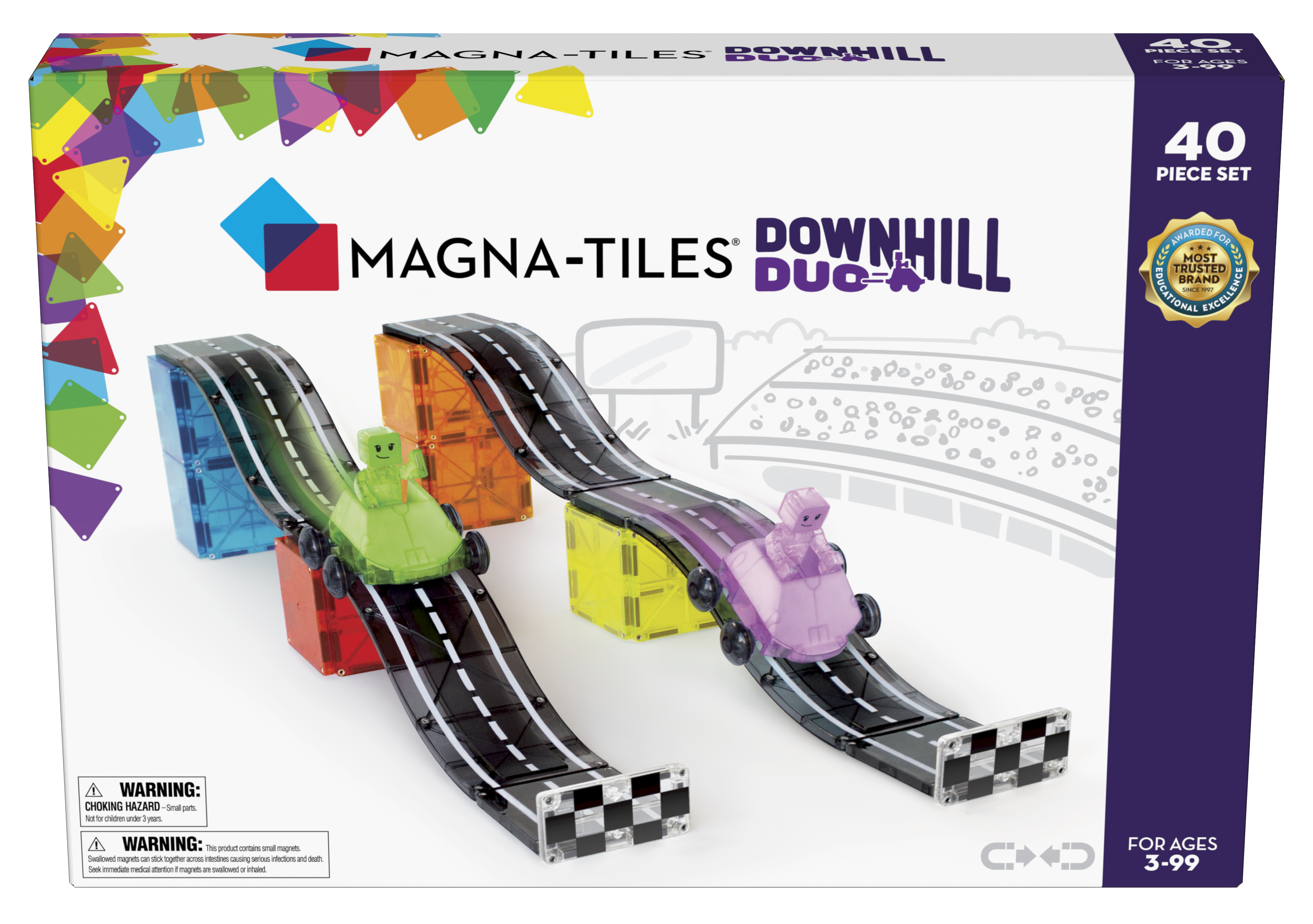 MagnaTiles downhill duo 4 delig afbeelding