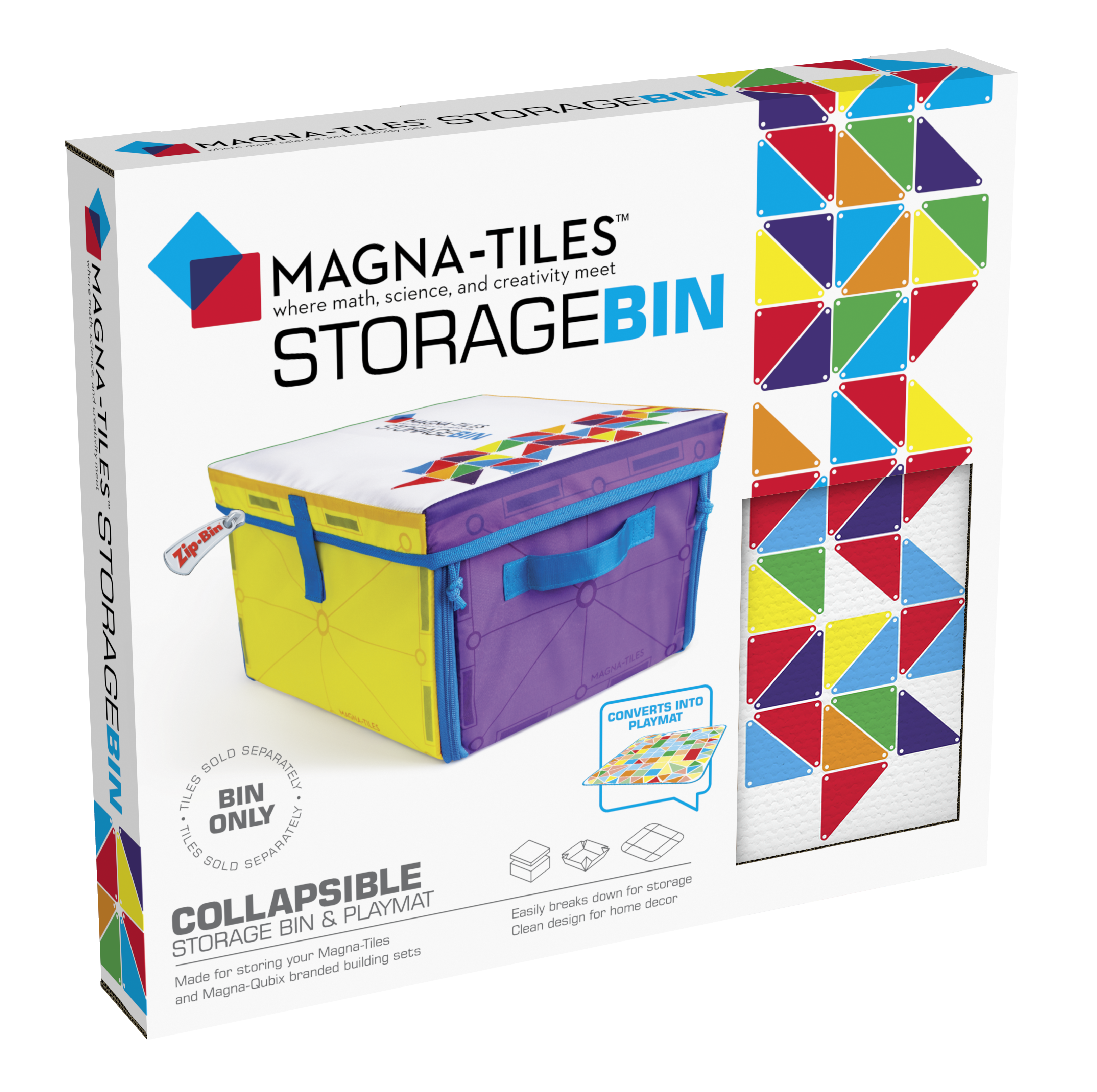 MagnaTiles storage bin afbeelding