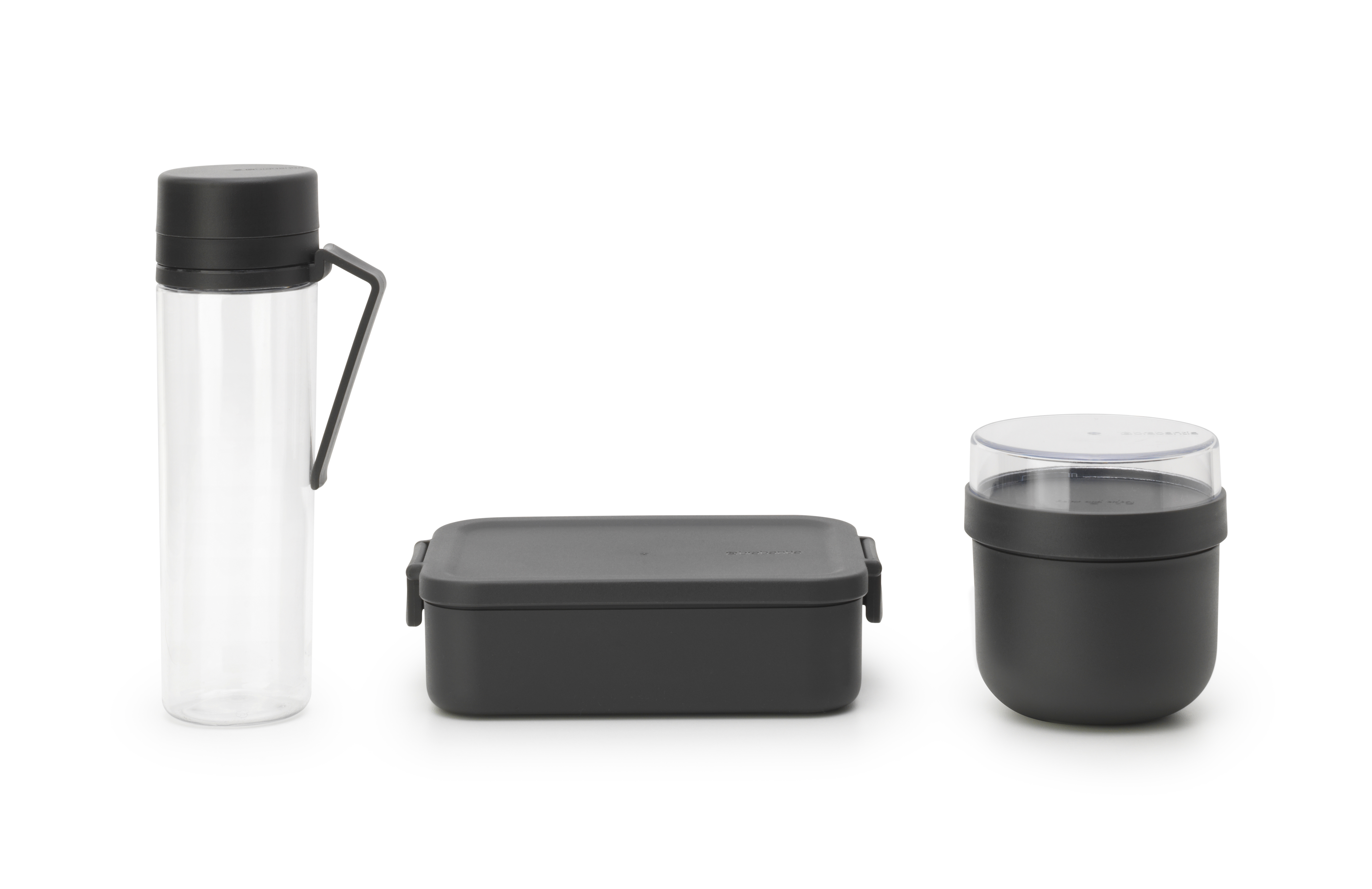 Brabantia Make & Take ontbijt- en lunchset dark grey