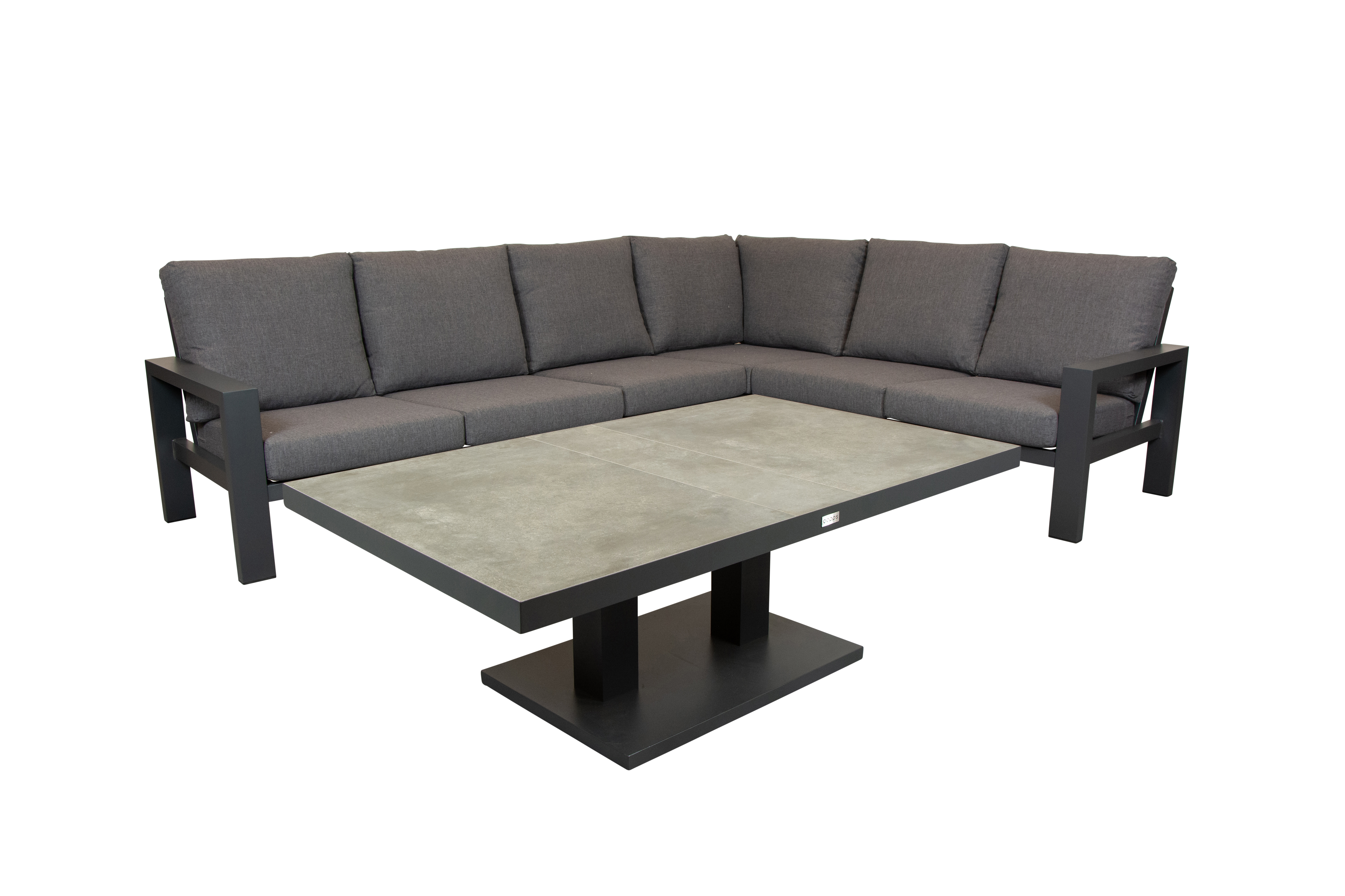 Qopps Montana loungehoek met Gooks tuintafel