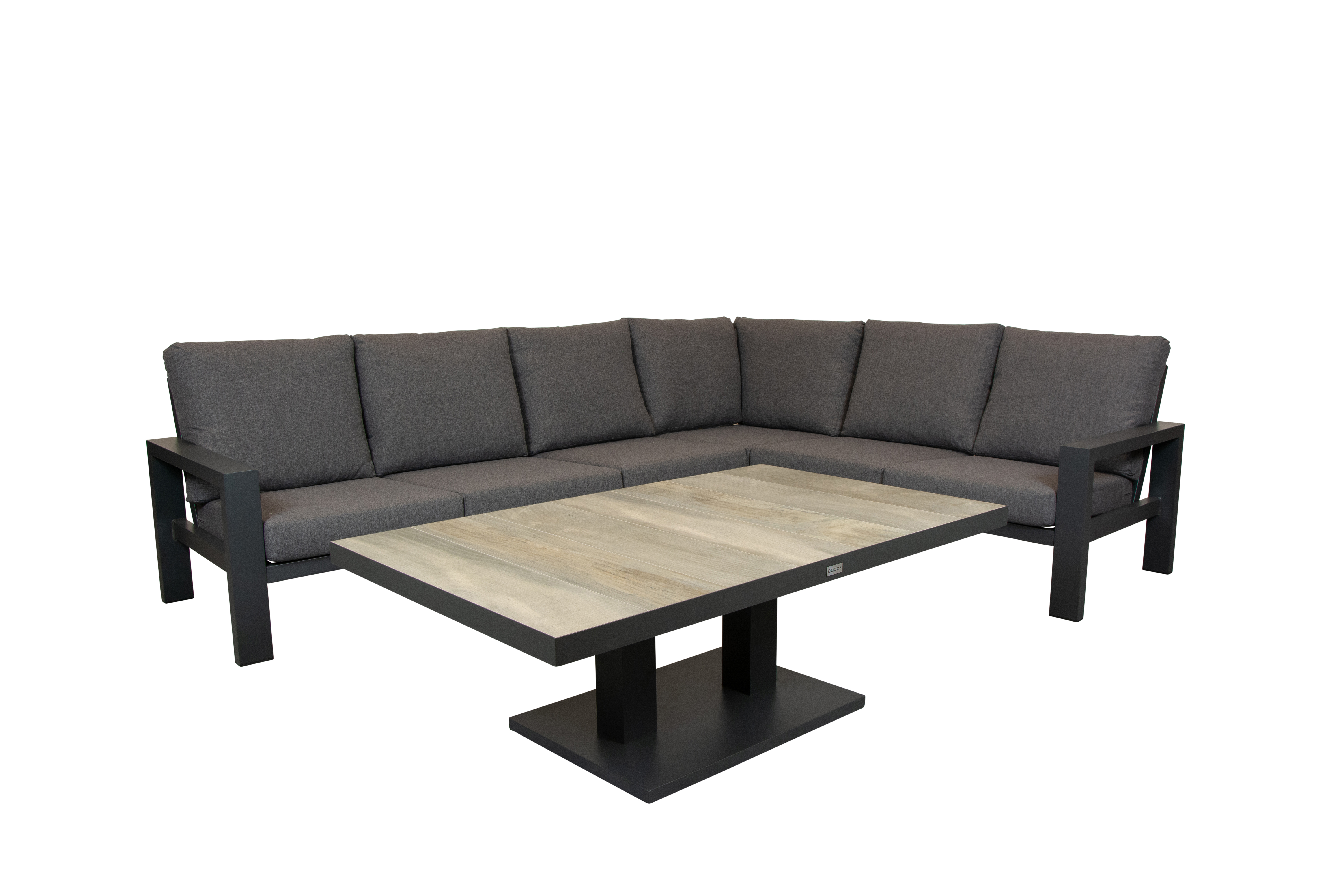 Qopps Montana hoekset met Camos tuintafel