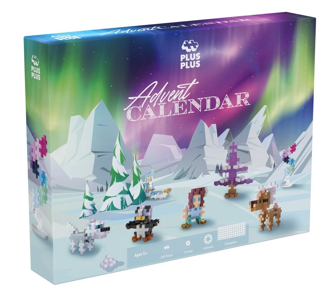 Plus-Plus advent kalender Santa's Northern lights adventure (4337)