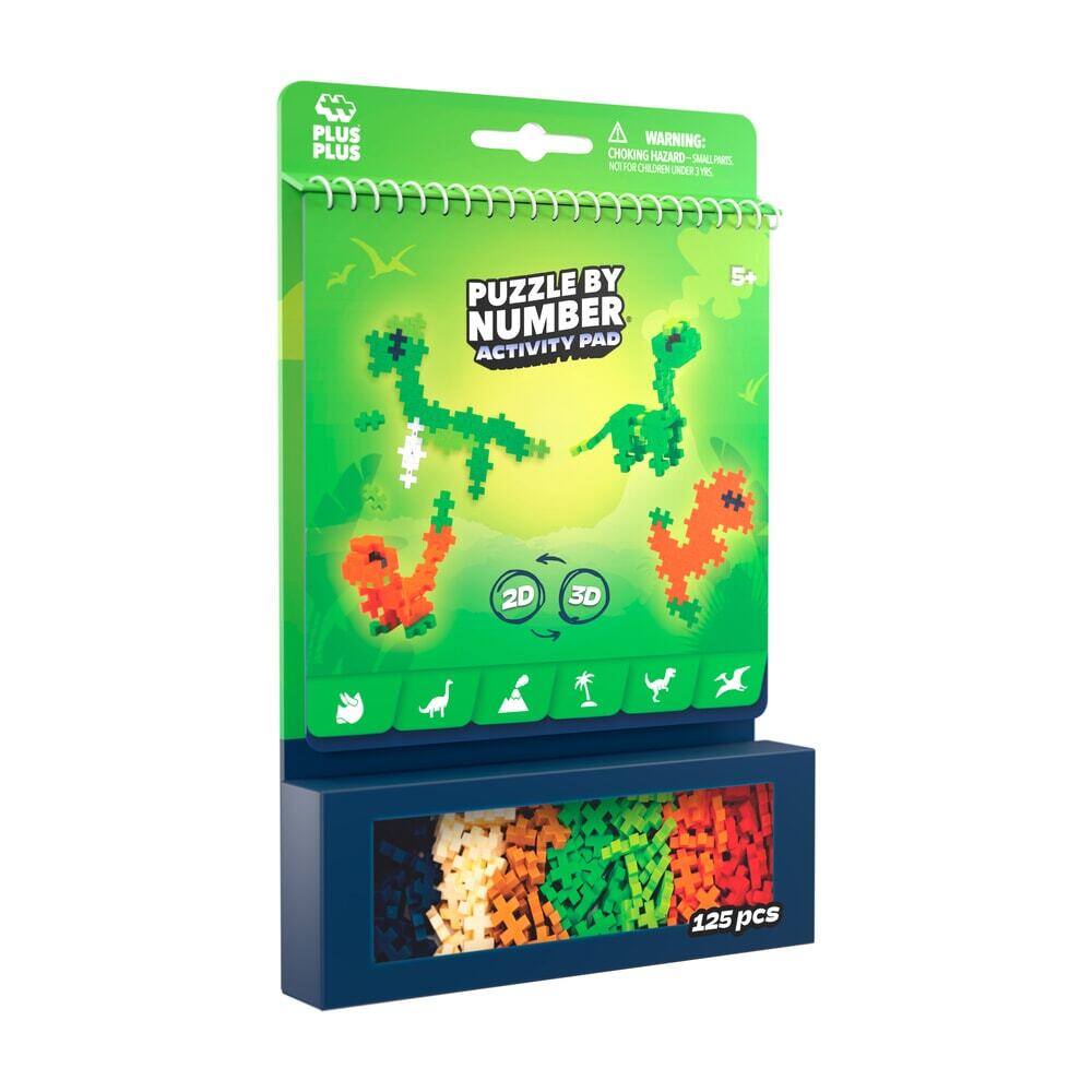 Plus-Plus activity pad dinosaurs (4347) afbeelding
