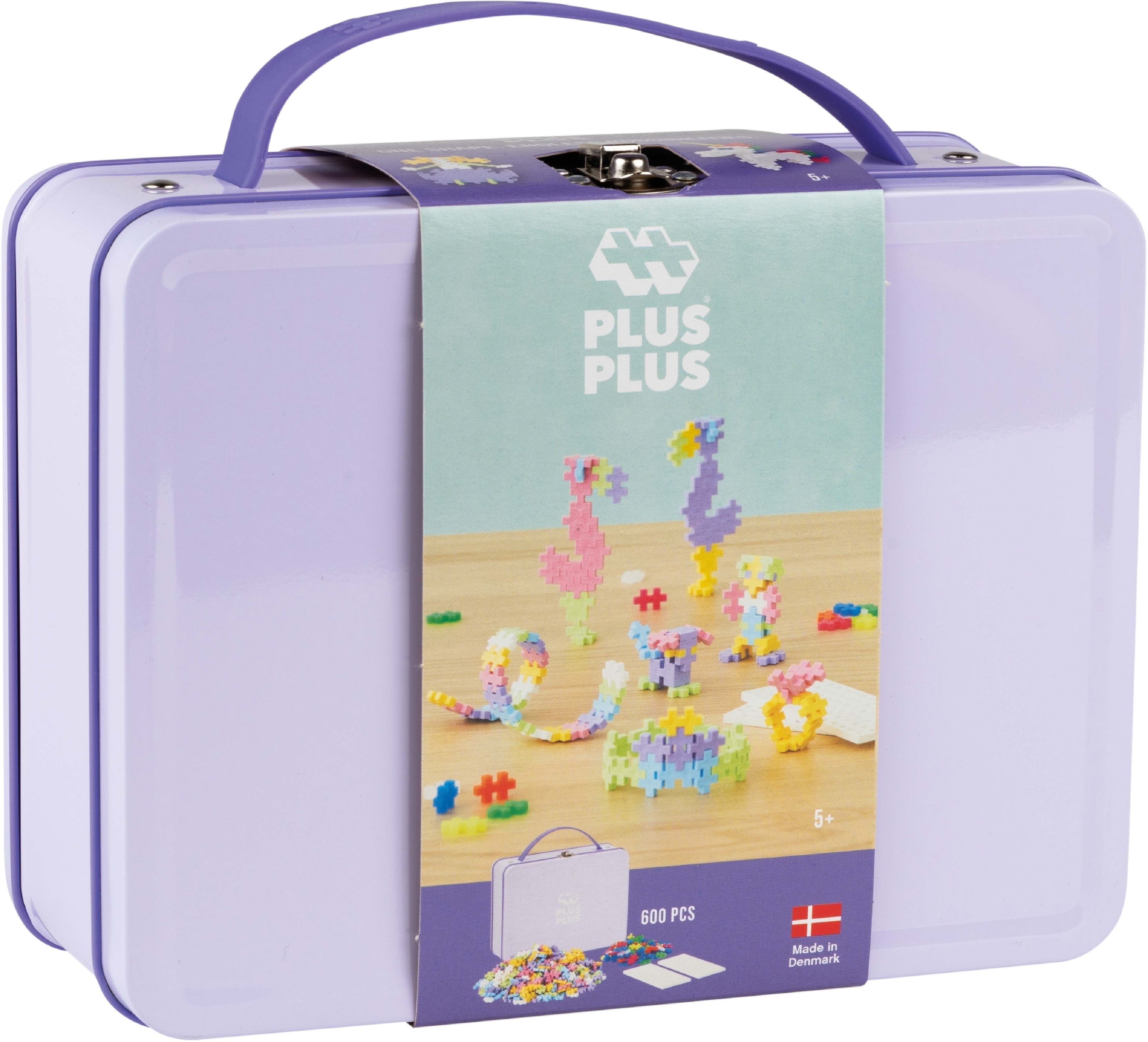 Plus-Plus reiskoffer pastel: 600 stuks (7003)
