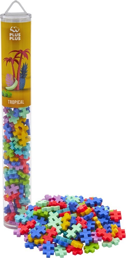 Plus-Plus tube tropical: 100 stuks (4264)