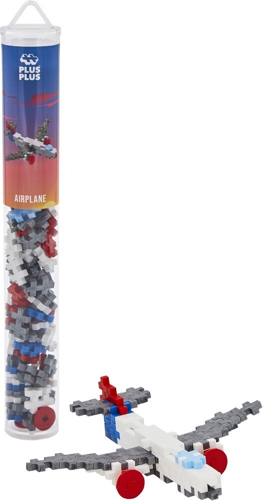 Plus-Plus tube vliegtuig: 100 stuks (4284)